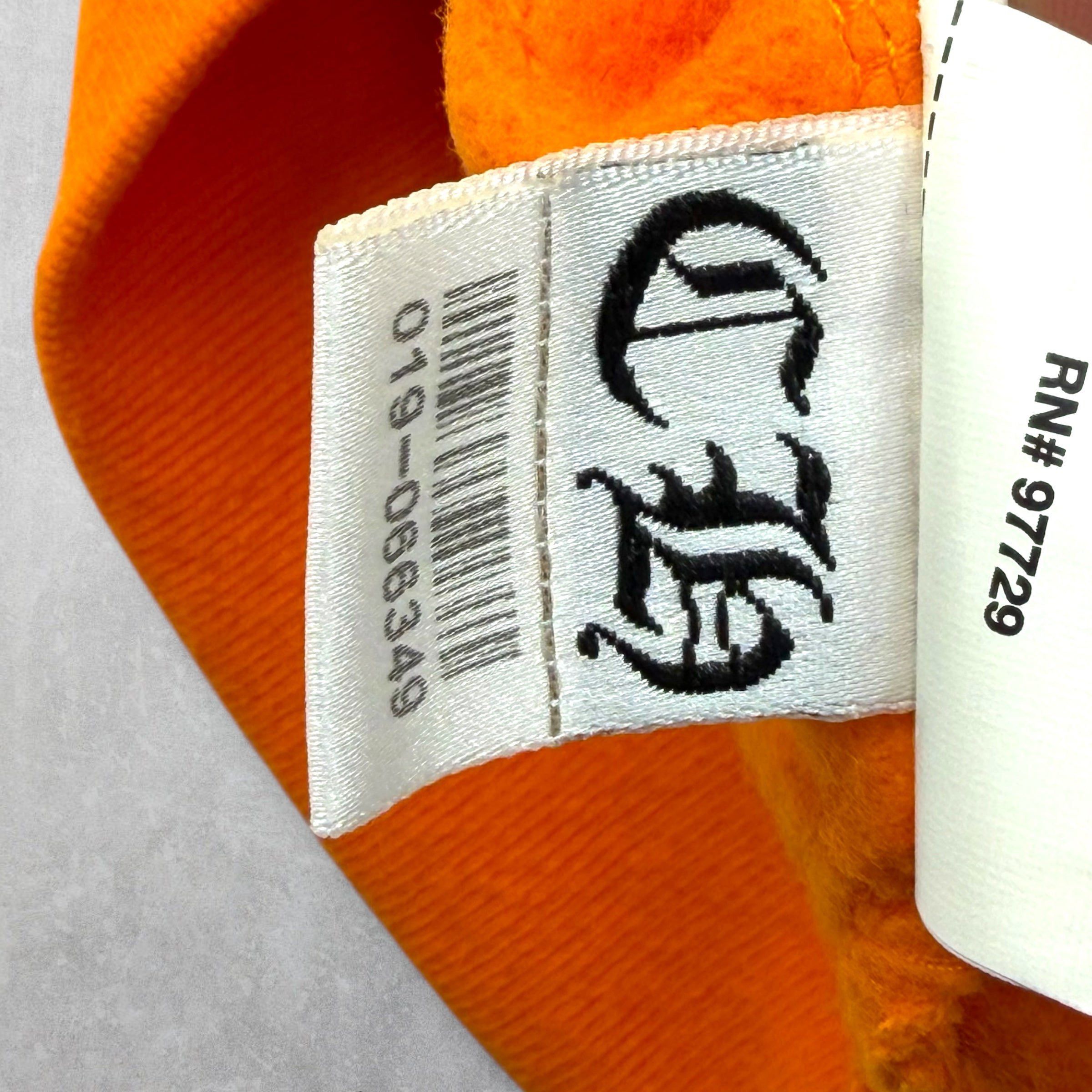 Chrome Hearts Chrome Hearts x Off-White Scroll Logo Hoodie Orange L Size US L / EU 52-54 / 3 - 9 Thumbnail