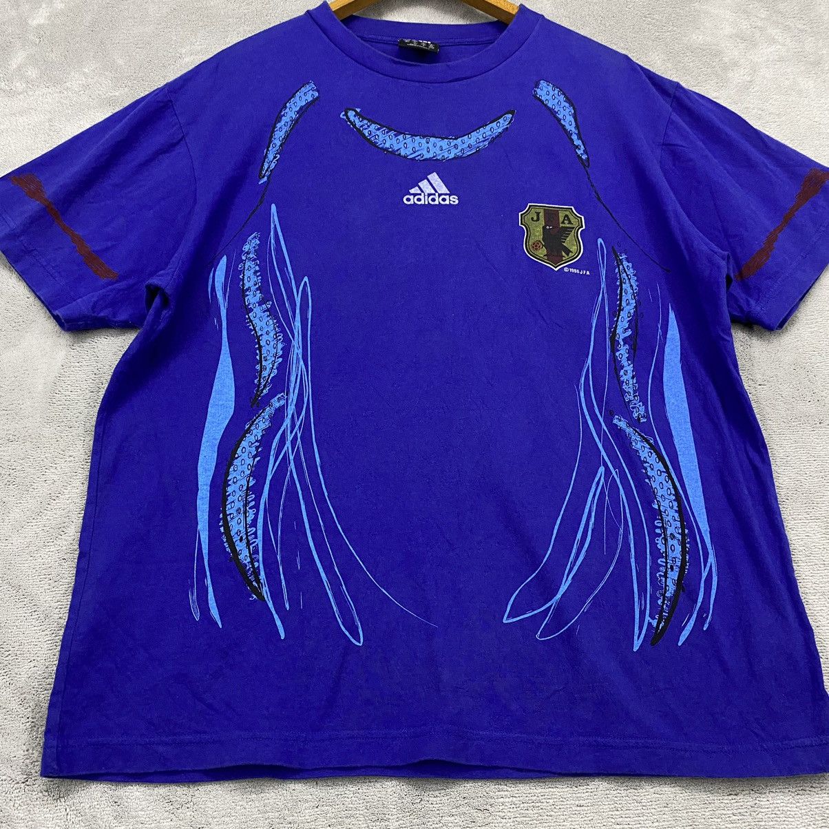 Adidas × Vintage Vintage T-Shirt Adidas x Japan Football 1996 JFA Size US M / EU 48-50 / 2 - 5 Thumbnail