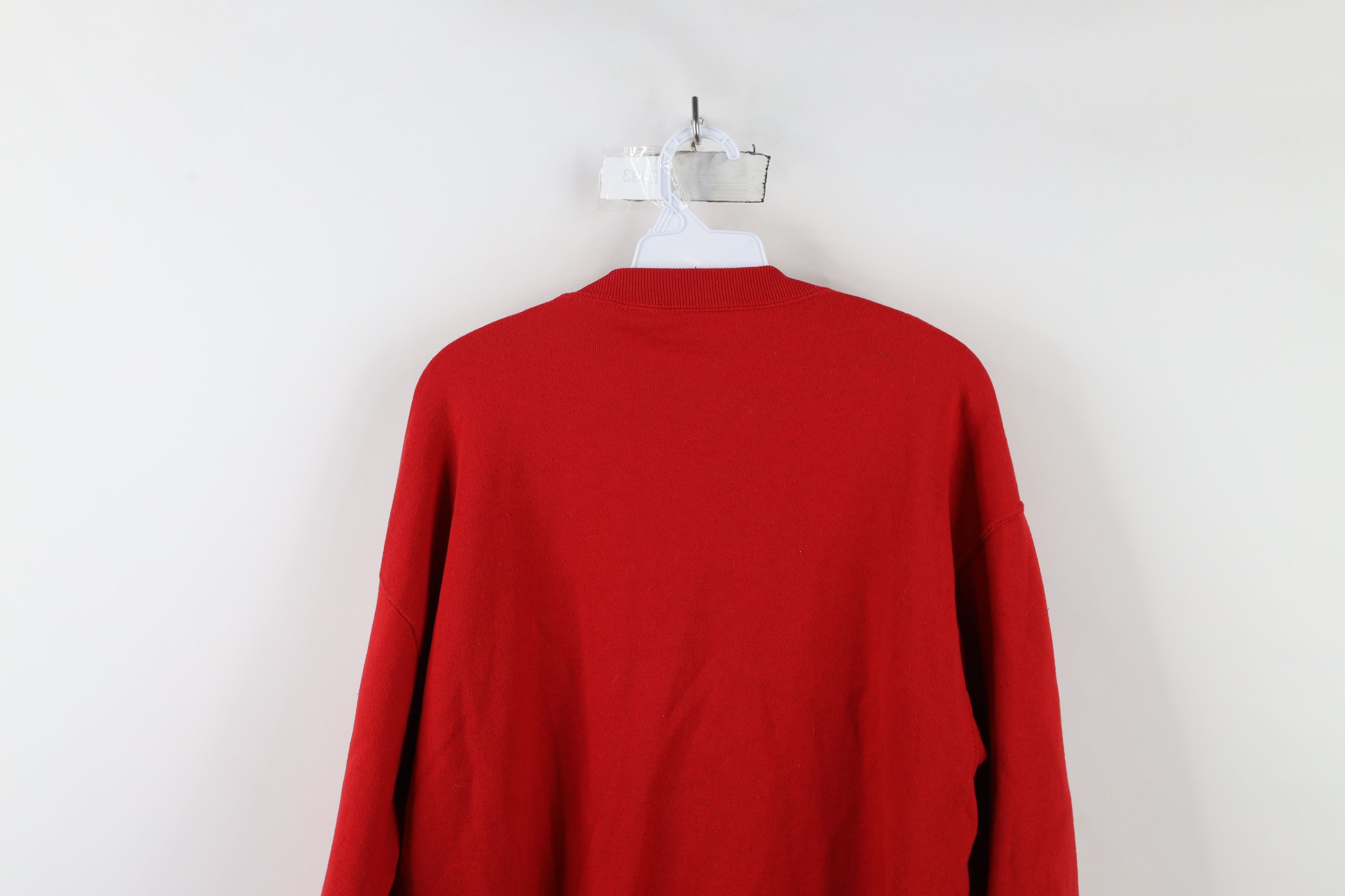 Vintage Vintage 90s Streetwear Christmas Ohio Sweatshirt Red USA Size L / US 10 / IT 46 - 12 Thumbnail