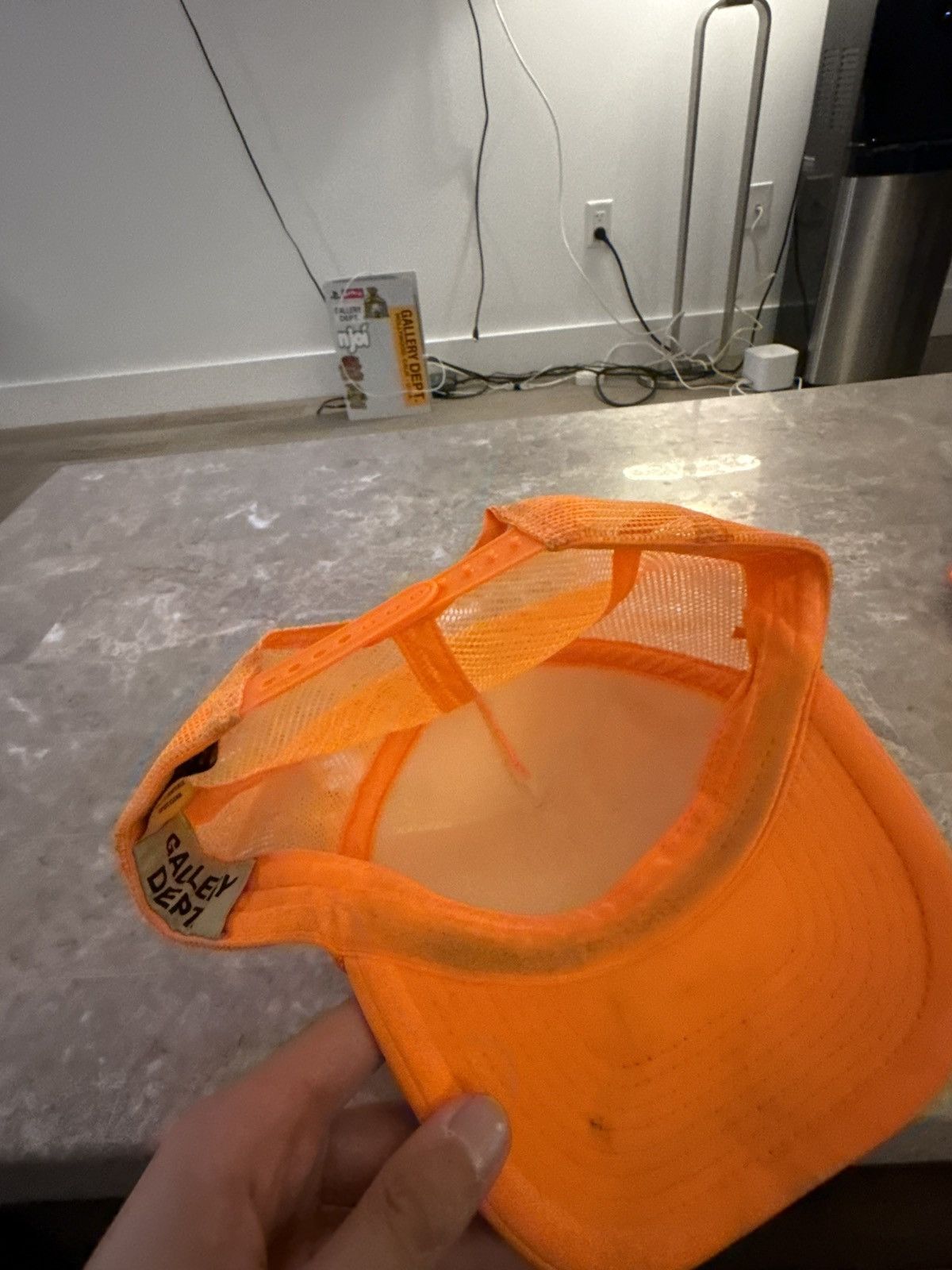 Gallery Dept Orange Trucker Hat