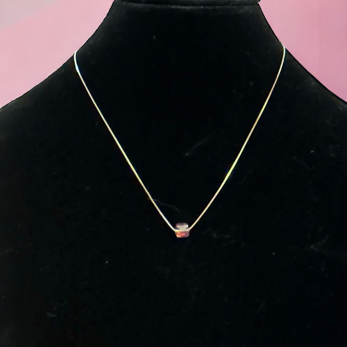 Vintage Vintage Aurora Borealis Crystal pendant necklace Size ONE SIZE - 1 Thumbnail