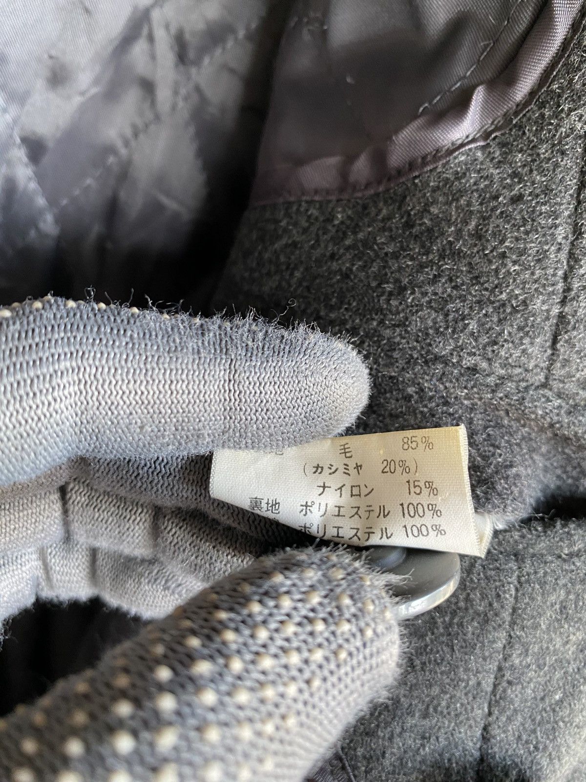 Colours Vintage Alexander Julian Wool Cashmere Double-Breasted Coat Size US L / EU 52-54 / 3 - 10 Thumbnail