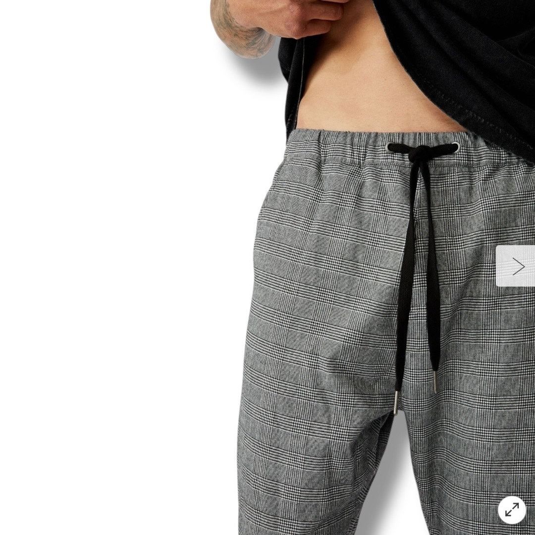 Cotton On Cotton On Drake drawstring plaid houndstooth joggers NEW Size US 28 / EU 44 - 3 Thumbnail