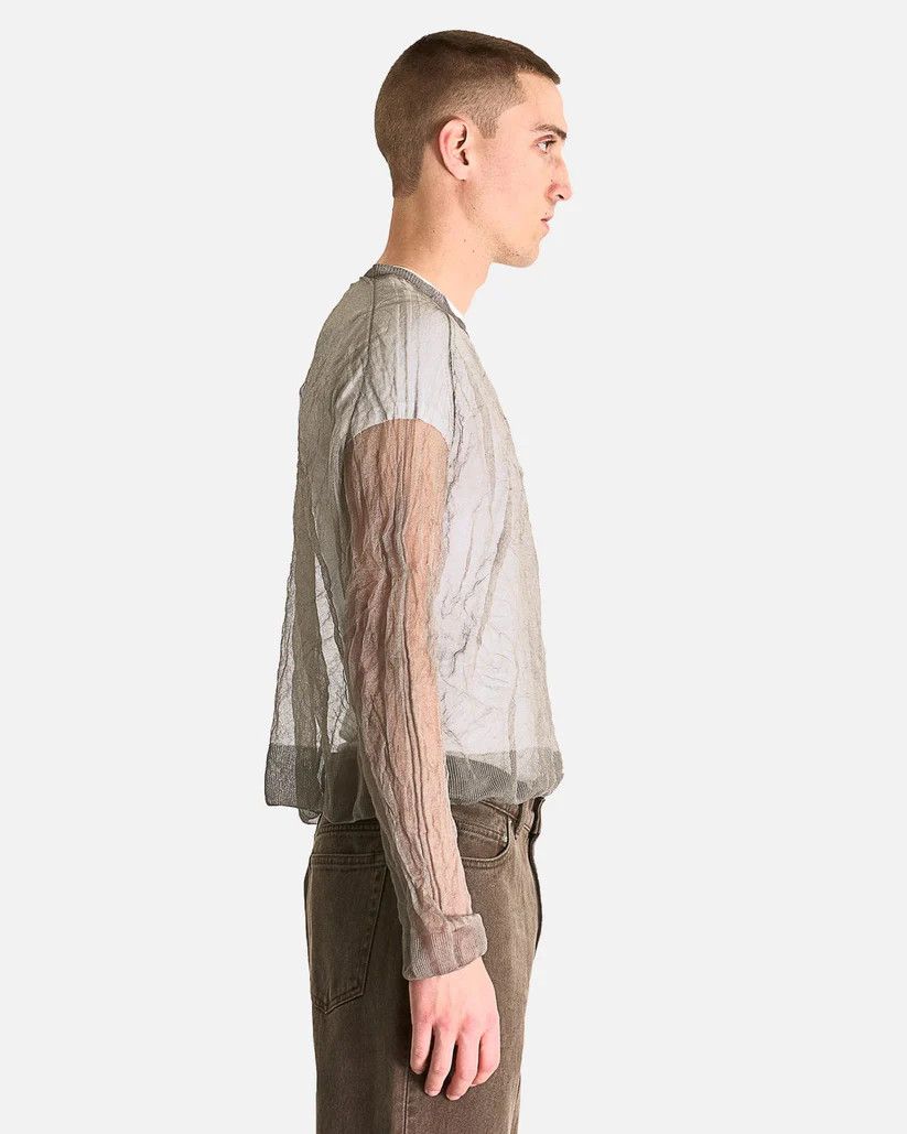 Our Legacy o1s1v1r1oon0825 True Roundneck in Light Grey Size US M / EU 48-50 / 2 - 2 Thumbnail