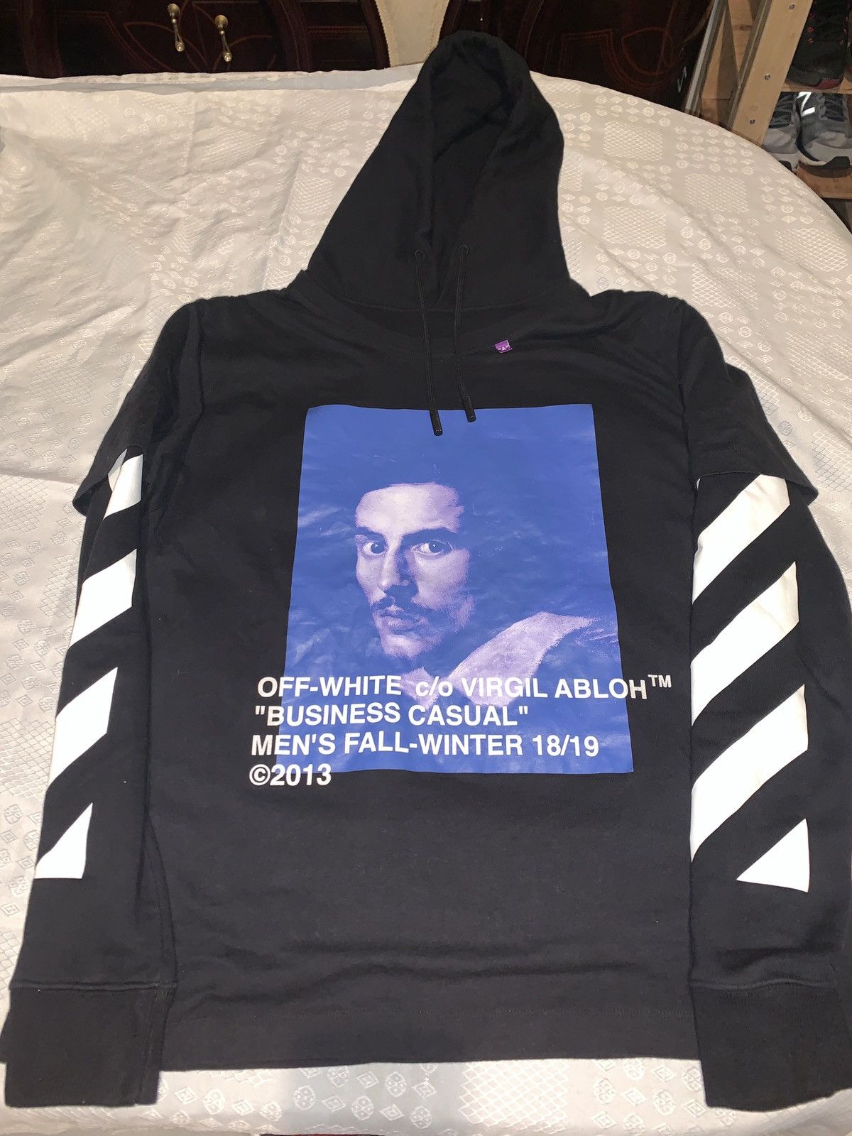 image of Off White Limited Edition Collaboration in Black, Men's (Size Large)