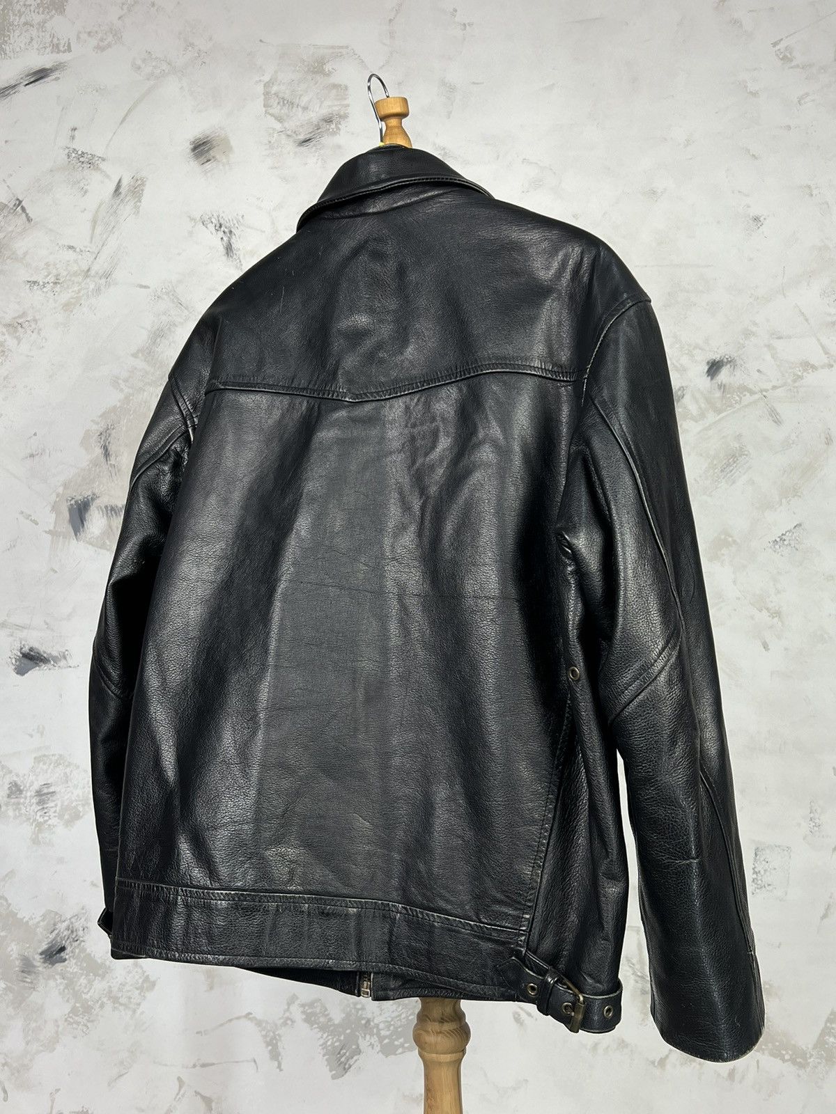 Vintage Vintage Fosters Leather Jacket Size M - L Size US L / EU 52-54 / 3 - 3 Thumbnail
