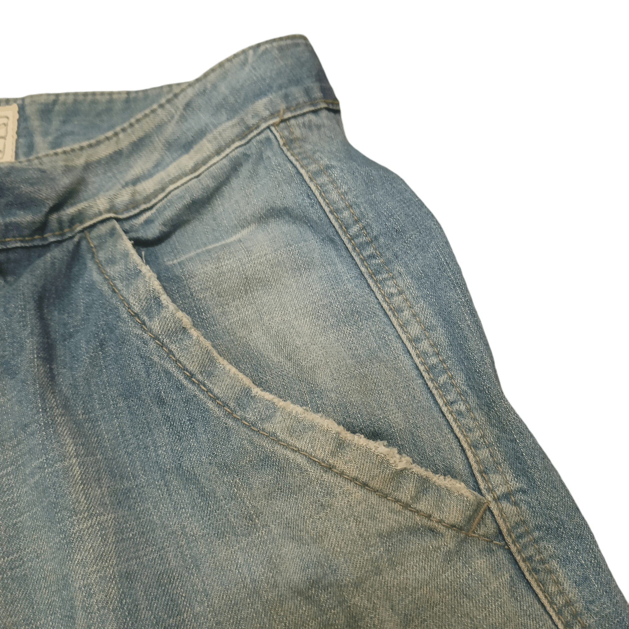 Who Decides War Vintage S.NIK Jeans 8 pocket distressed baggy jeans Size US 34 / EU 50 - 8 Thumbnail