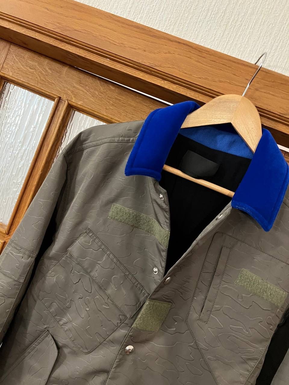 Alexander Wang Camo jacket with velour collar Size US S / EU 44-46 / 1 - 10 Thumbnail