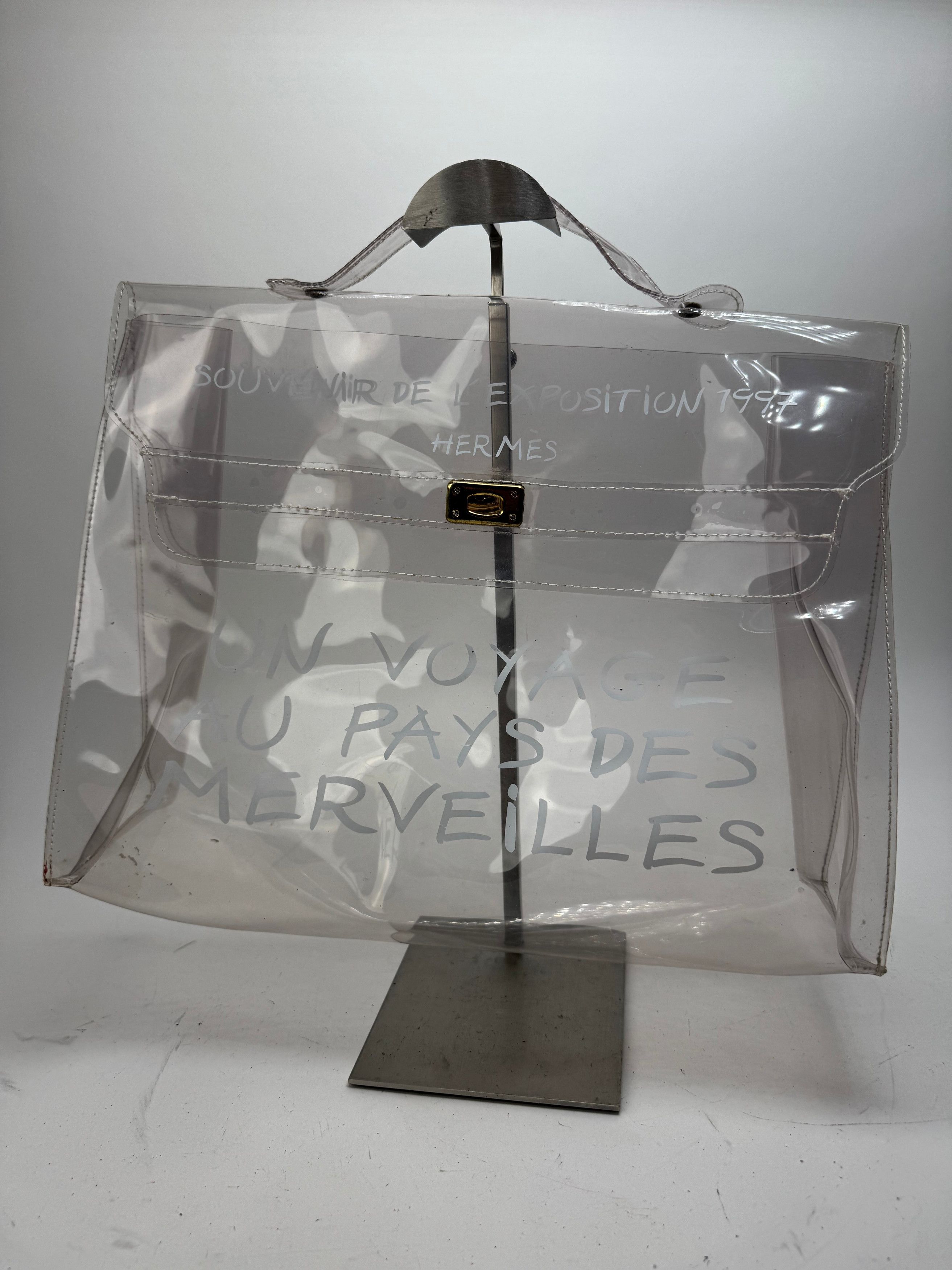 Other Vintage Hermes PVC Transparent Kelly Bag Size ONE SIZE - 1 Thumbnail