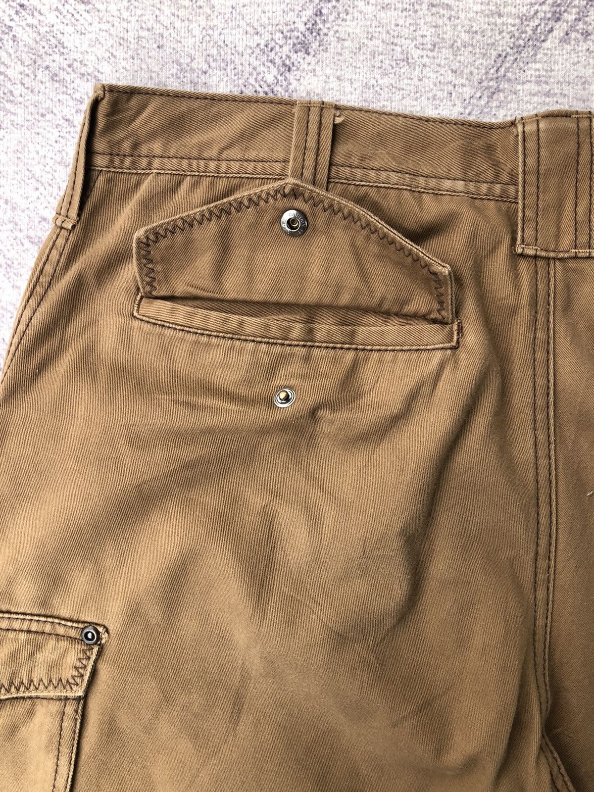 Designer × Japanese Brand y2k Brown Cargo Multipocket Tactical Utility Pants Size US 32 / EU 48 - 17 Thumbnail