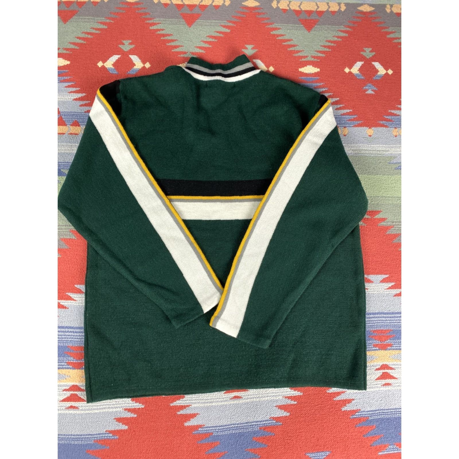 Vintage VINTAGE Smith & Watkins Zip Sweater Mens 90s Green M Size Regular Full Zip Size US M / EU 48-50 / 2 - 5 Thumbnail