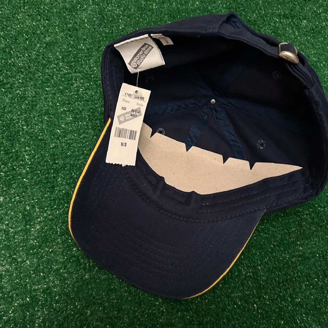 Vintage VINTAGE Harry Potter Gryffindor Quidditch Hat Cap 2000 Movie Warner Bros Adult One Size Blue Adjustable Men Baseball Cap Size ONE SIZE - 3 Thumbnail