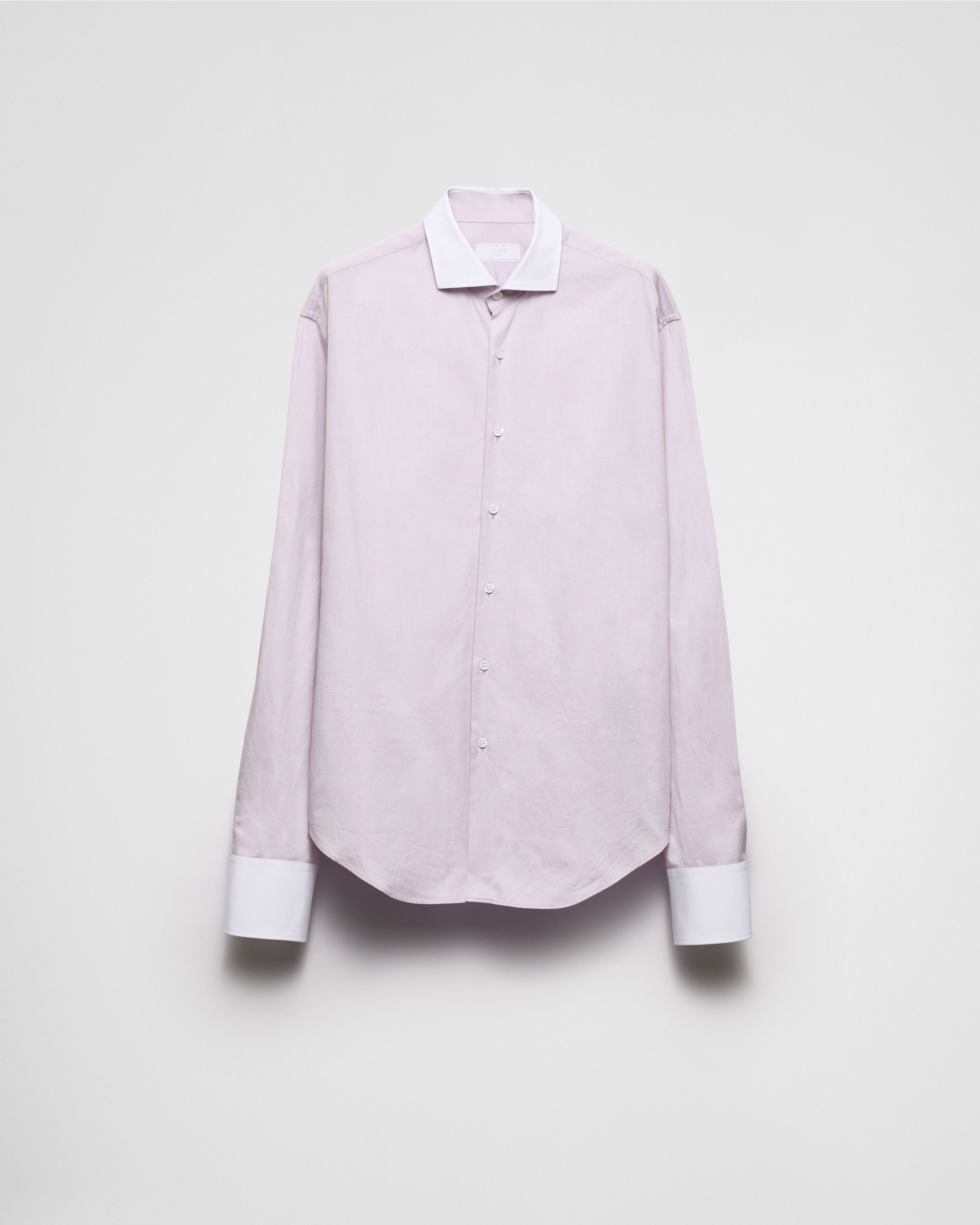 Prada oc11z0625 Shirt in Lilac/White Size US M / EU 48-50 / 2 - 1 Thumbnail