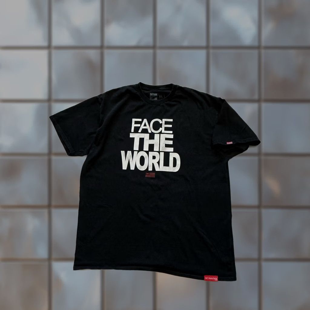 Vintage VINTAGE The Marathon Clothing Face The World Nipsey Hussle Black Graphic T-Shirt XL Mens Size US XL / EU 56 / 4 - 1 Thumbnail
