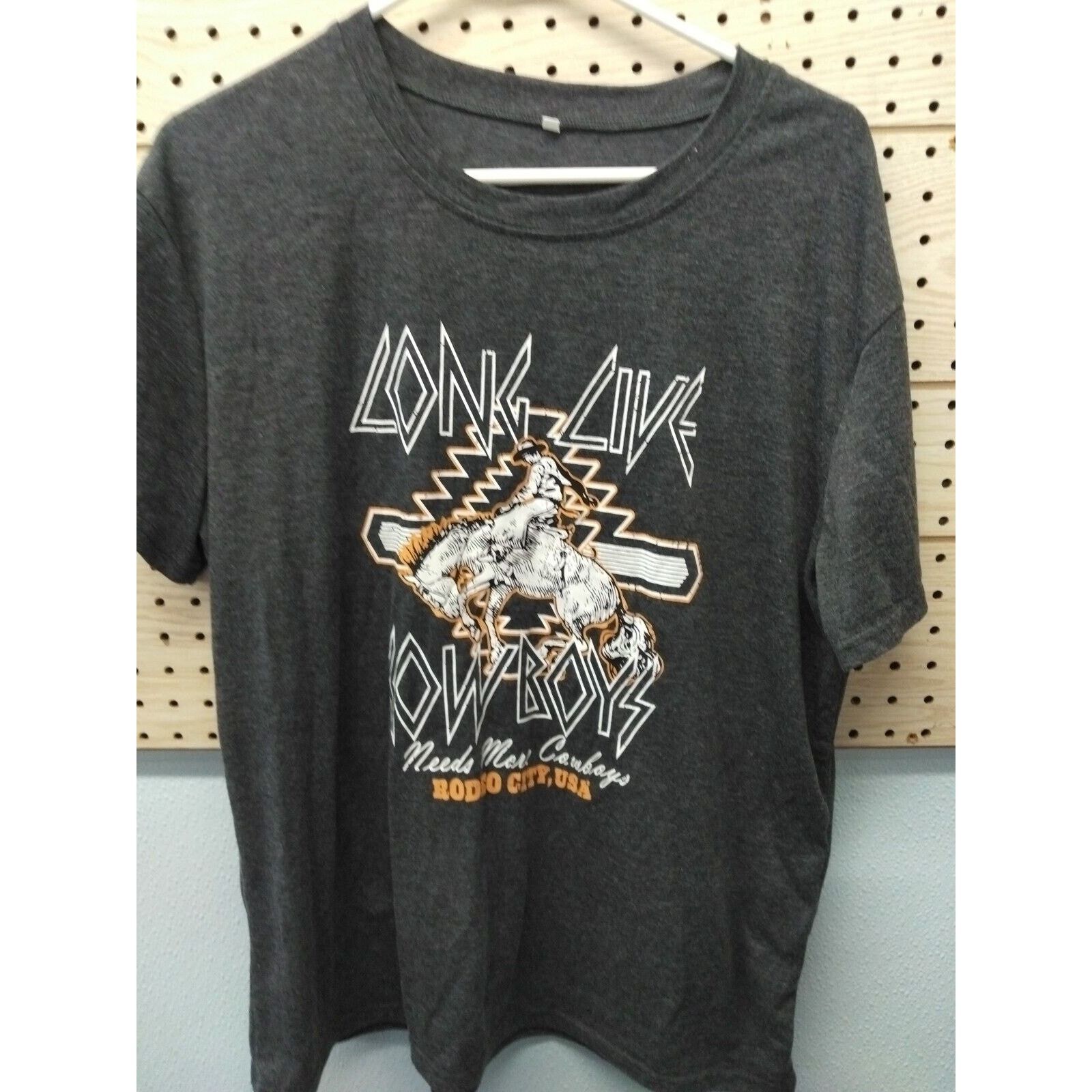 Other XL Mens Long Live Cowboys Shirt Size US XL / EU 56 / 4 - 1 Thumbnail