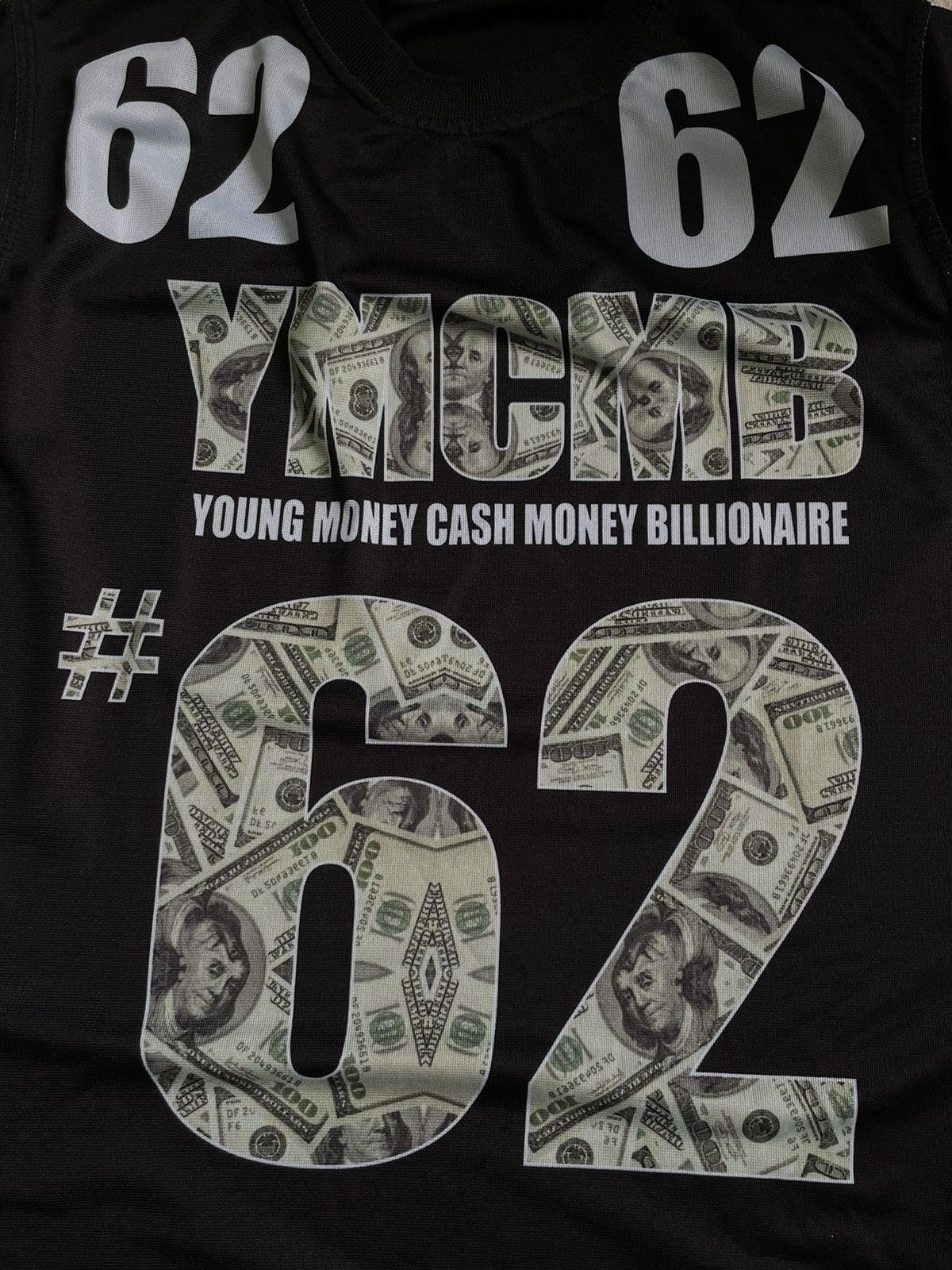YMC YMCMB #62 Dollar Logo Jersey Shirt Black Young Billionaire Size US M / EU 48-50 / 2 - 6 Thumbnail