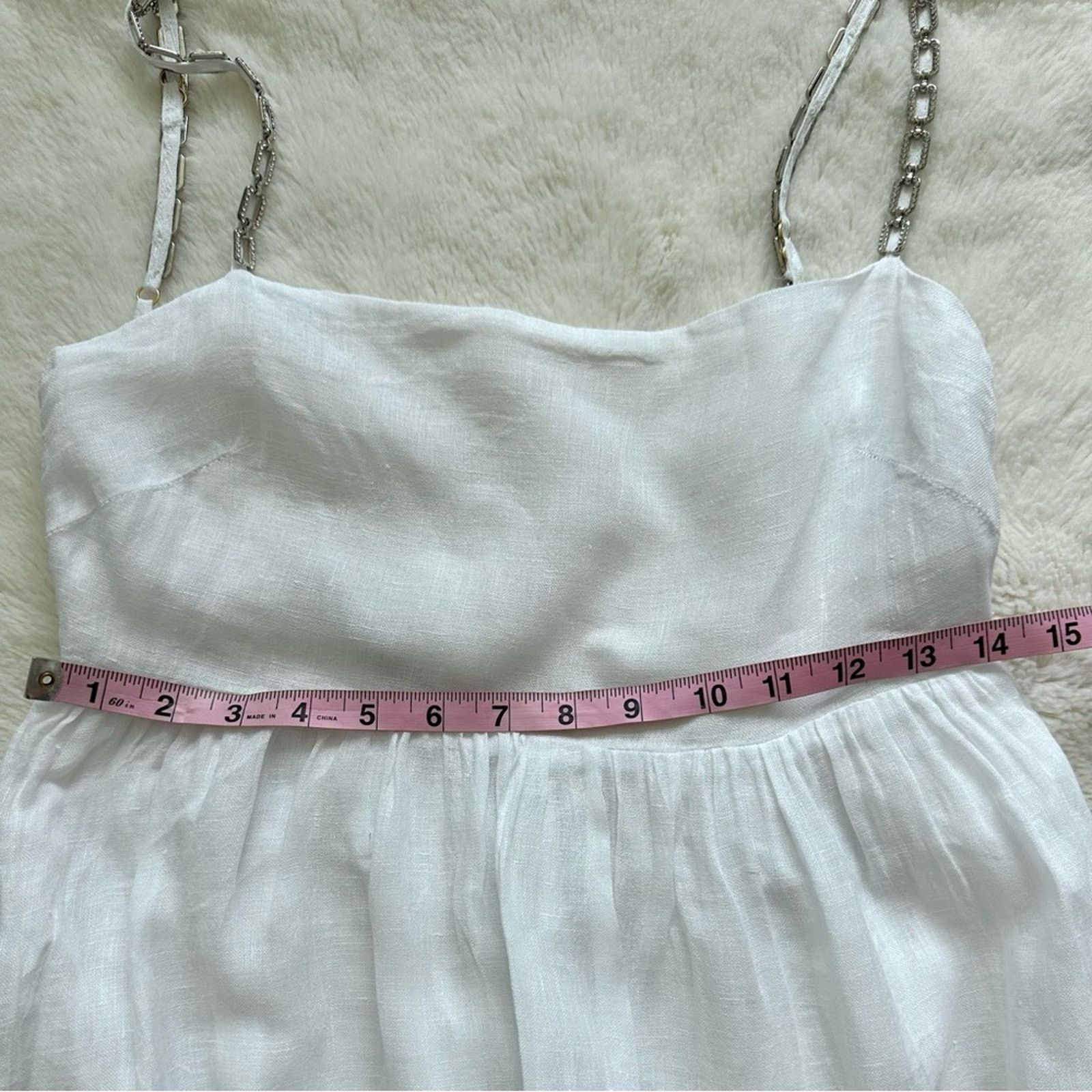 Other RUMER linen dress size S established with crystals 580$ Size S / US 4 / IT 40 - 8 Thumbnail