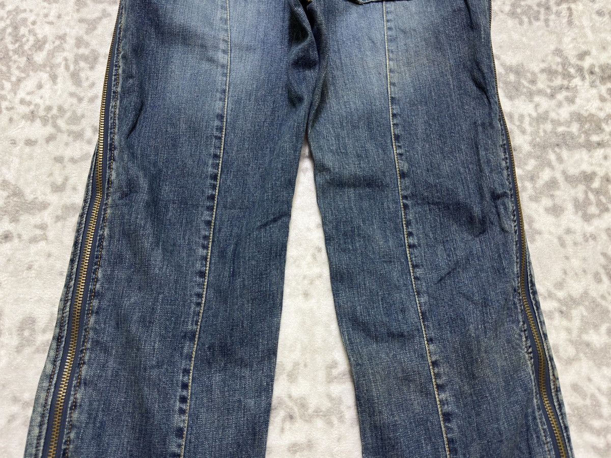 Japanese Brand Purete Equipment Zip Detail Denim Y2K Adjustable Straight Size US 34 / EU 50 - 12 Thumbnail