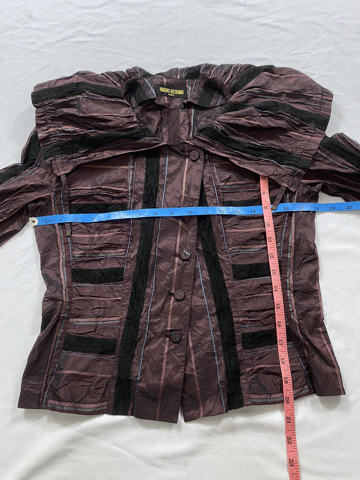 Hiroko Koshino Homme Hiroko Koshino Button Shirt Japanese lgb style Size US M / EU 48-50 / 2 - 9 Thumbnail