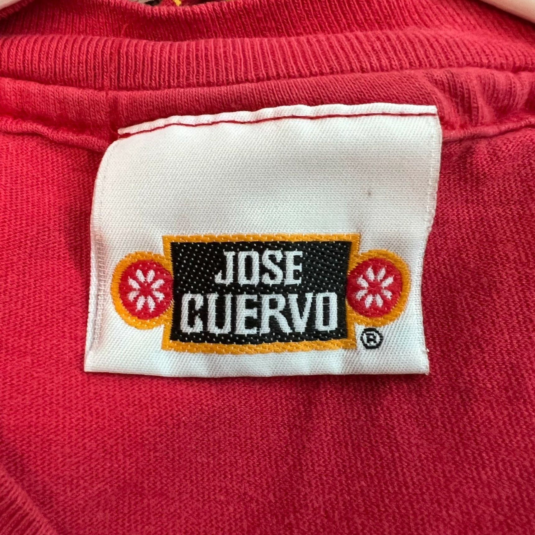 Vintage Jose Cuervo Shirt Mens Short Sleeves Graphic Red T Shirt Size L Size US L / EU 52-54 / 3 - 6 Thumbnail
