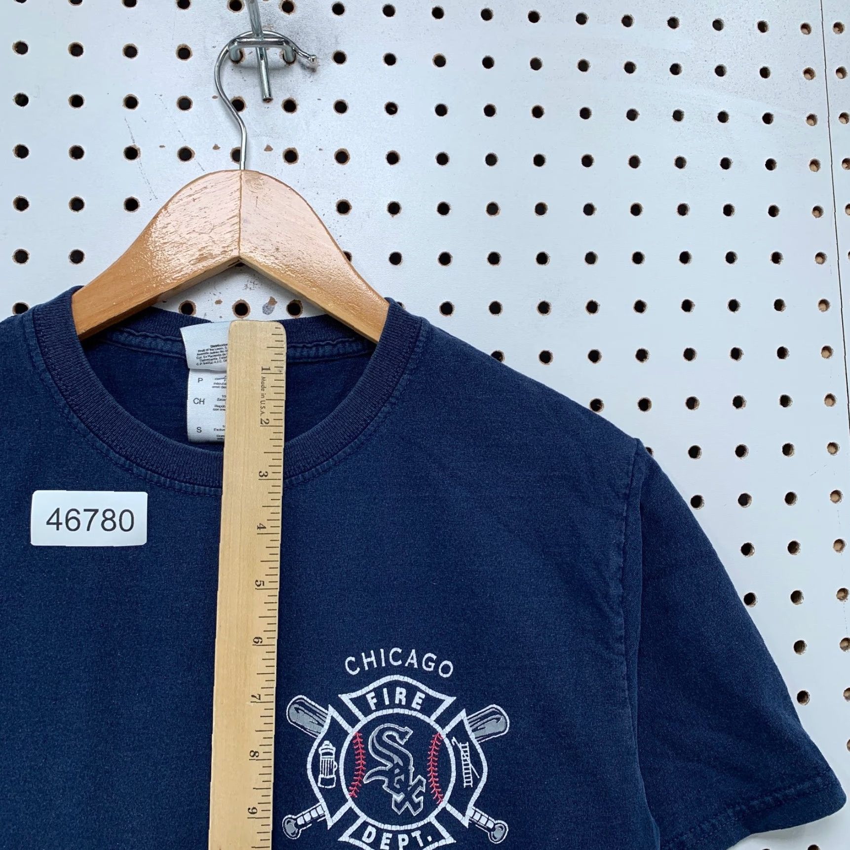 MLB CFD Chicago Fire Department White Sox Shirt Mens Small Blue MLB Baseball Shirt Size US S / EU 44-46 / 1 - 7 Thumbnail