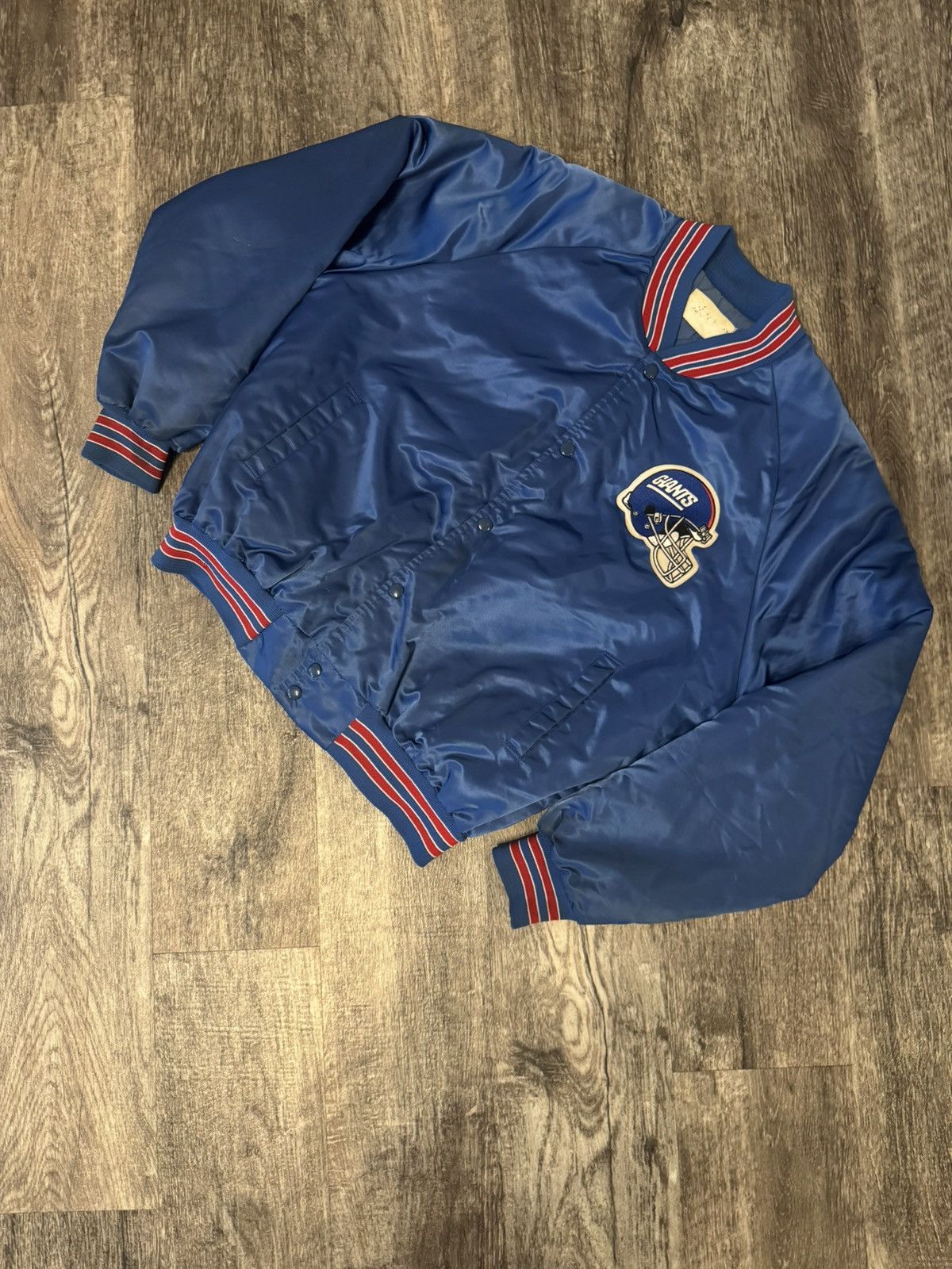 Chalk Line Vintage 80s Chalk Line New York Giants Bomber Jacket Size US XL / EU 56 / 4 - 1 Thumbnail