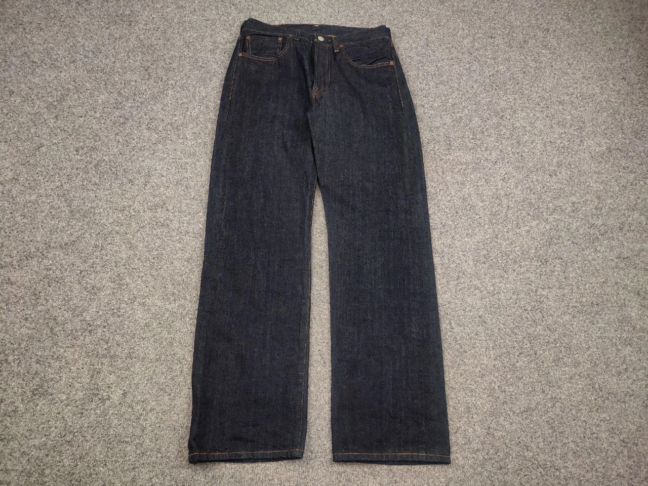 Levi's Levis 501XX Vintage 1955 Selvedge Rigid Denim Big E Japan Size US 34 / EU 50 - 5 Thumbnail