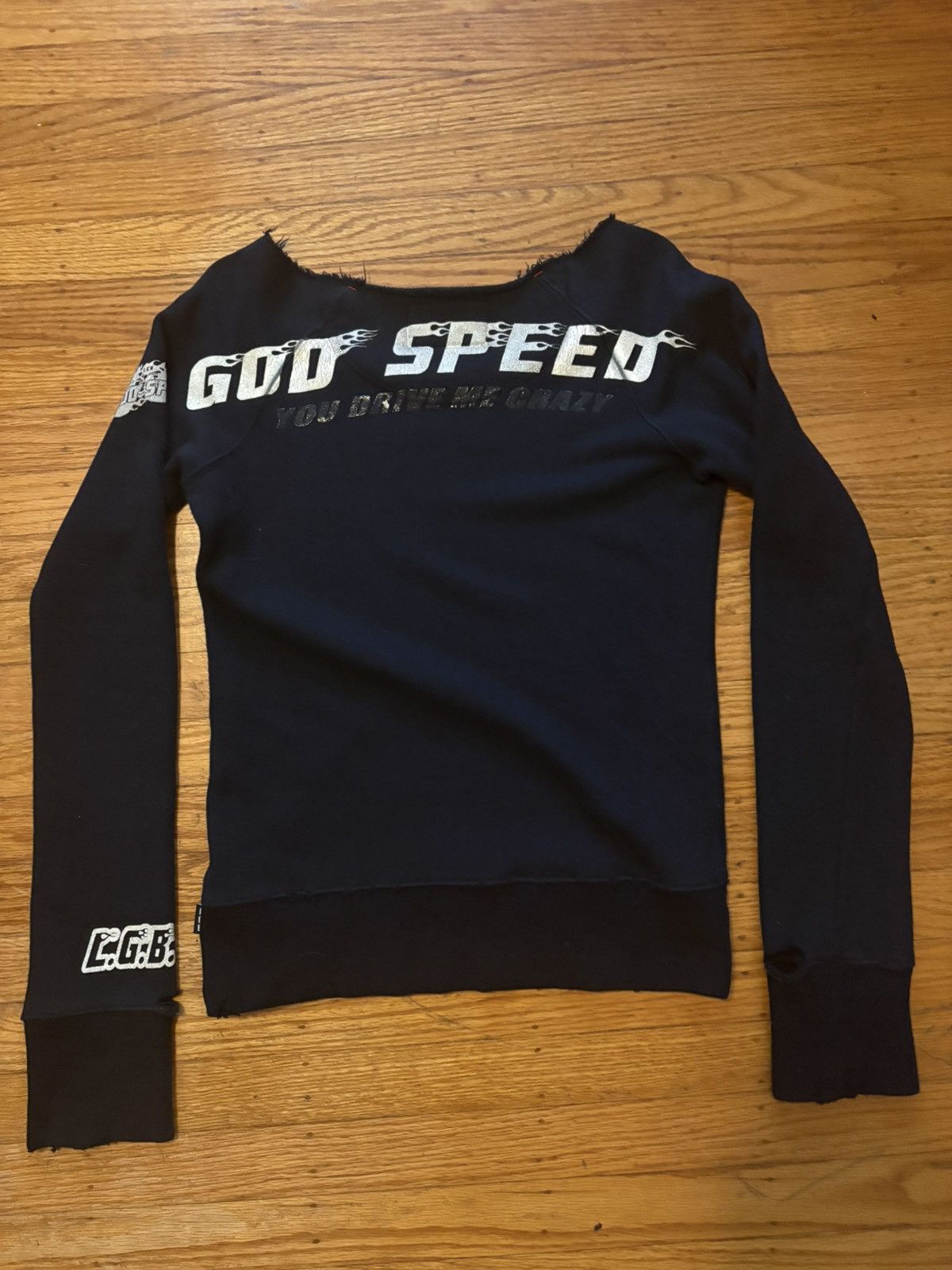Japanese Brand × Le Grande Bleu (L.G.B.) LGB Godspeed Sweater