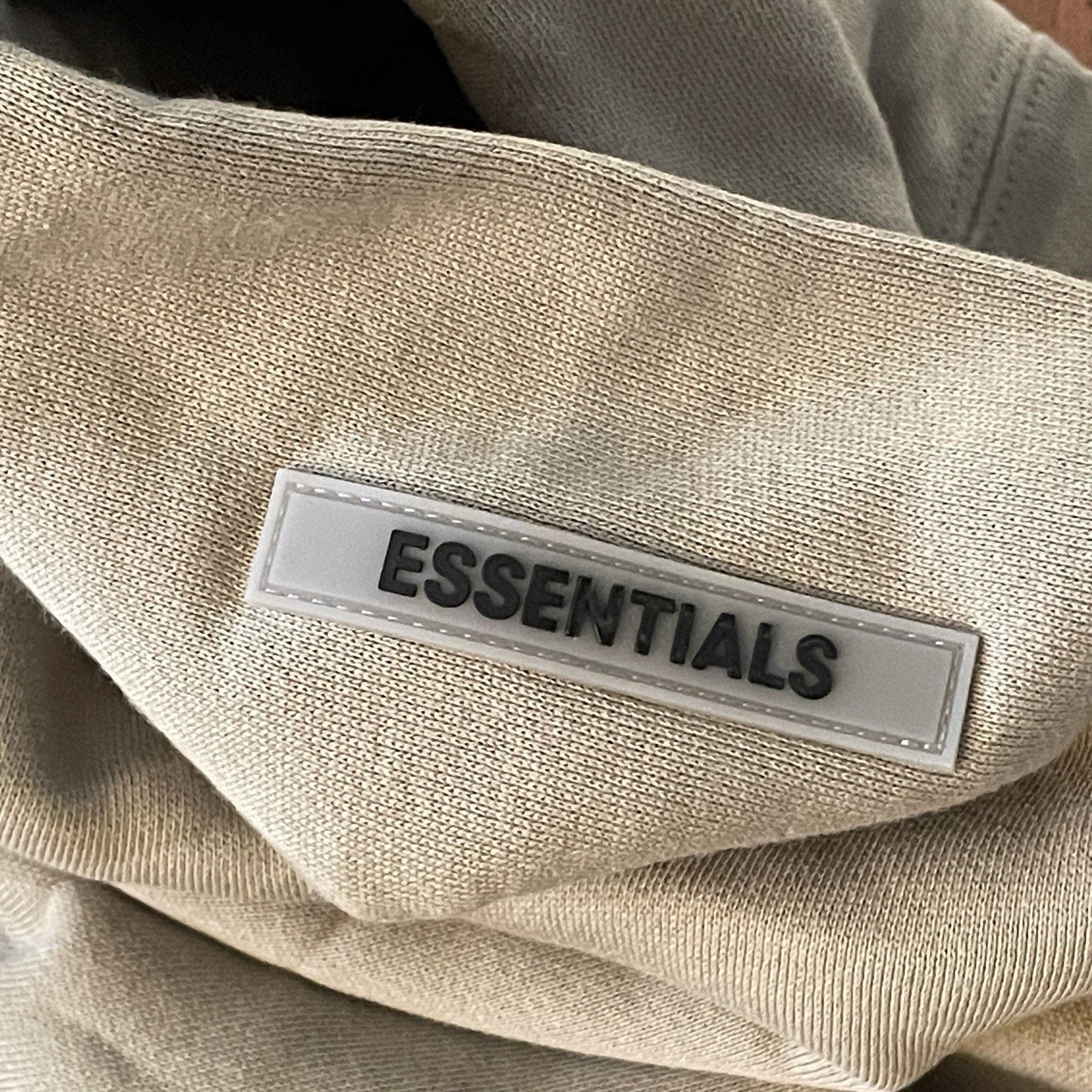 Essentials Essentials Fear Of God Hoodie Logo Reflective Olive Beige XS Size US XS / EU 42 / 0 - 11 Thumbnail