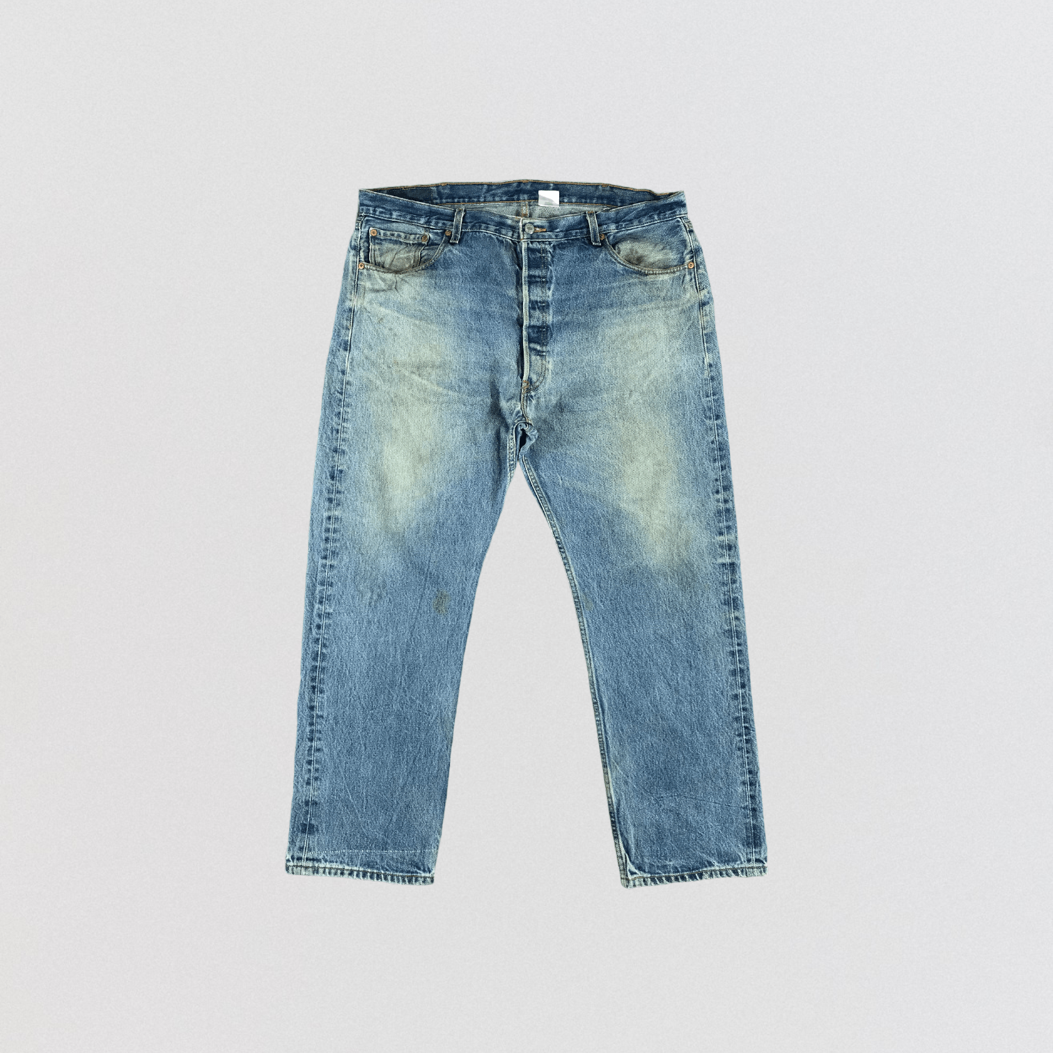 image of Blue Wash Levis 501 Jeans-Jm3132, Men's (Size 41)