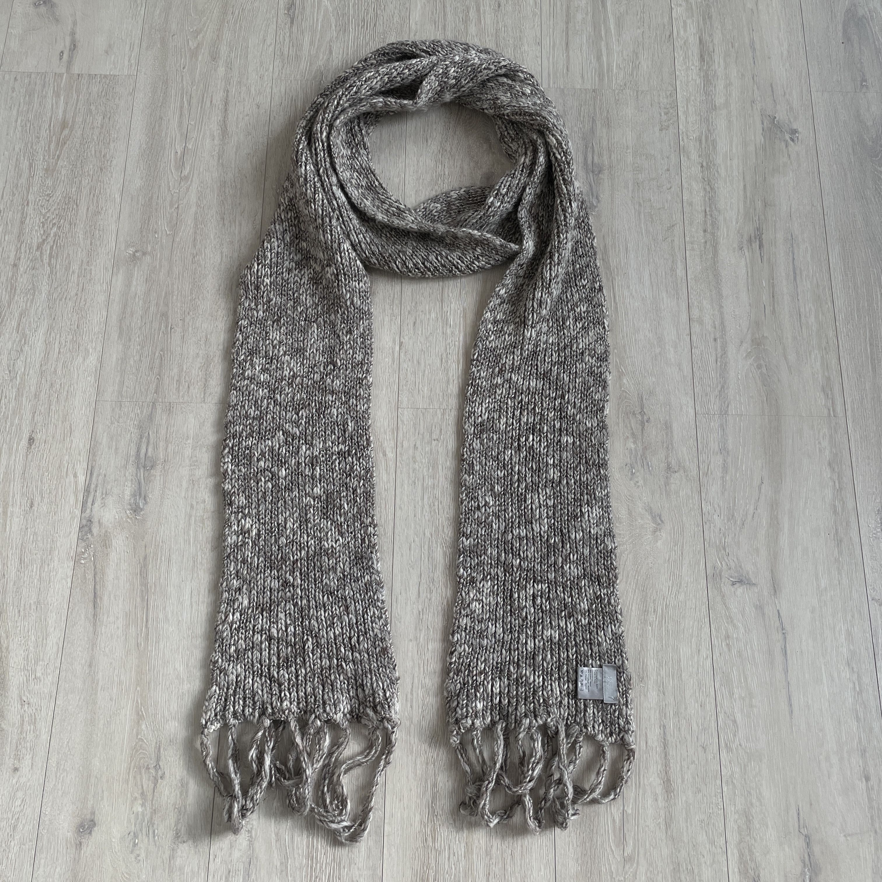 Dior × Hedi Slimane Dior Homme AW05 Silk Fringe Scarf | Grailed