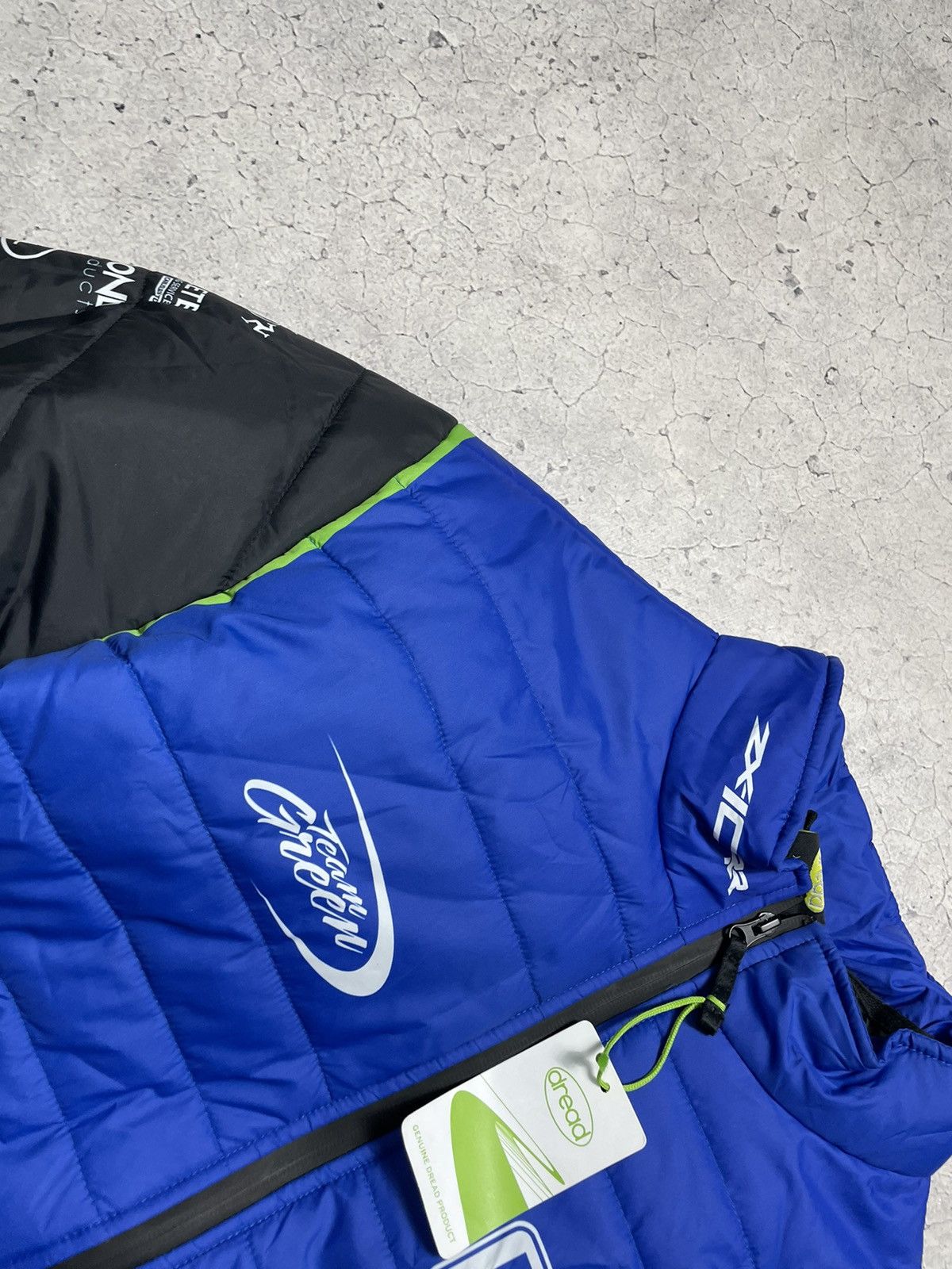NASCAR New Jacket Kawasaki Racing Big Logo Y2K Rare Size US L / EU 52-54 / 3 - 5 Thumbnail