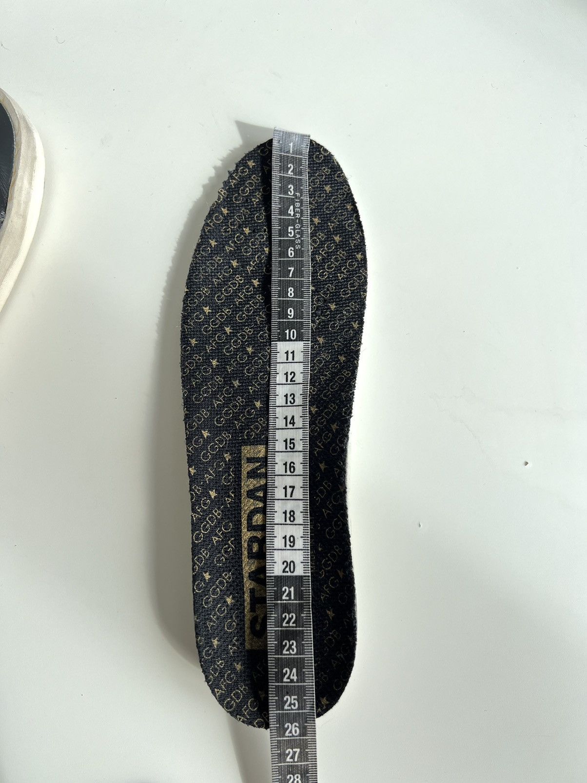 Golden Goose Golden Goose Stardan Black Leather/Mesh Gold Sneakers Size US 8 / IT 38 - 22 Thumbnail
