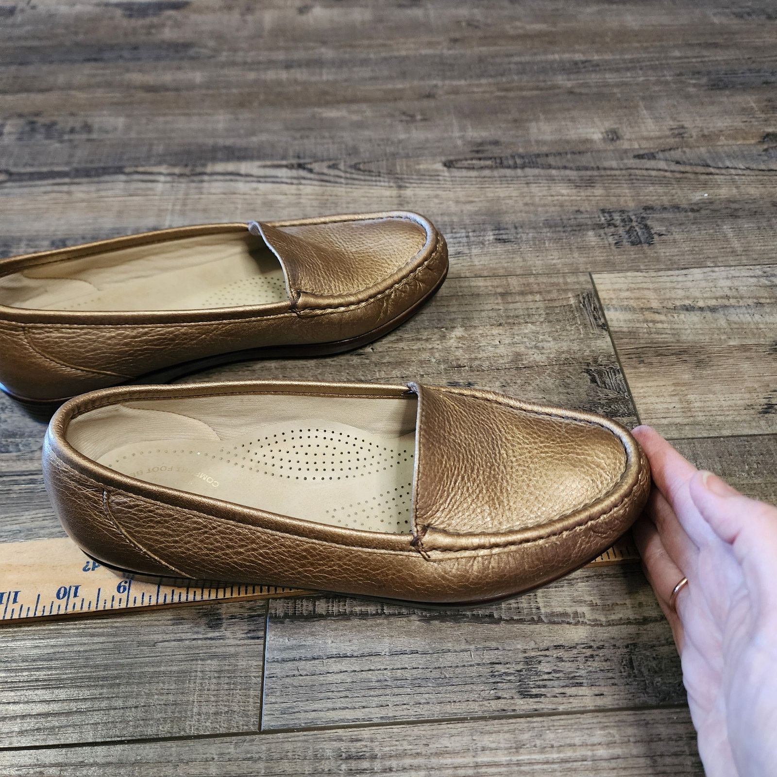 SAS SAS Shoes metallic Tripad Comfort Slip Ons size 7 b43 Size US 7 / IT 37 - 4 Thumbnail