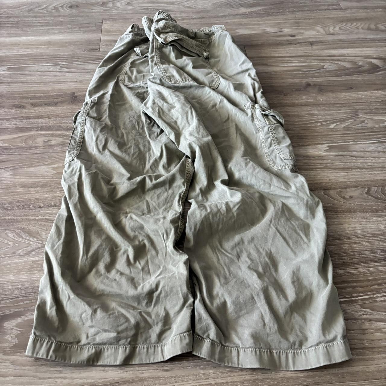 Vintage Crazy Vintage Y2K/2000s Baggy Khaki Brown Skater Style Cargo Pants! 36x27 Size US 36 / EU 52 - 4 Thumbnail