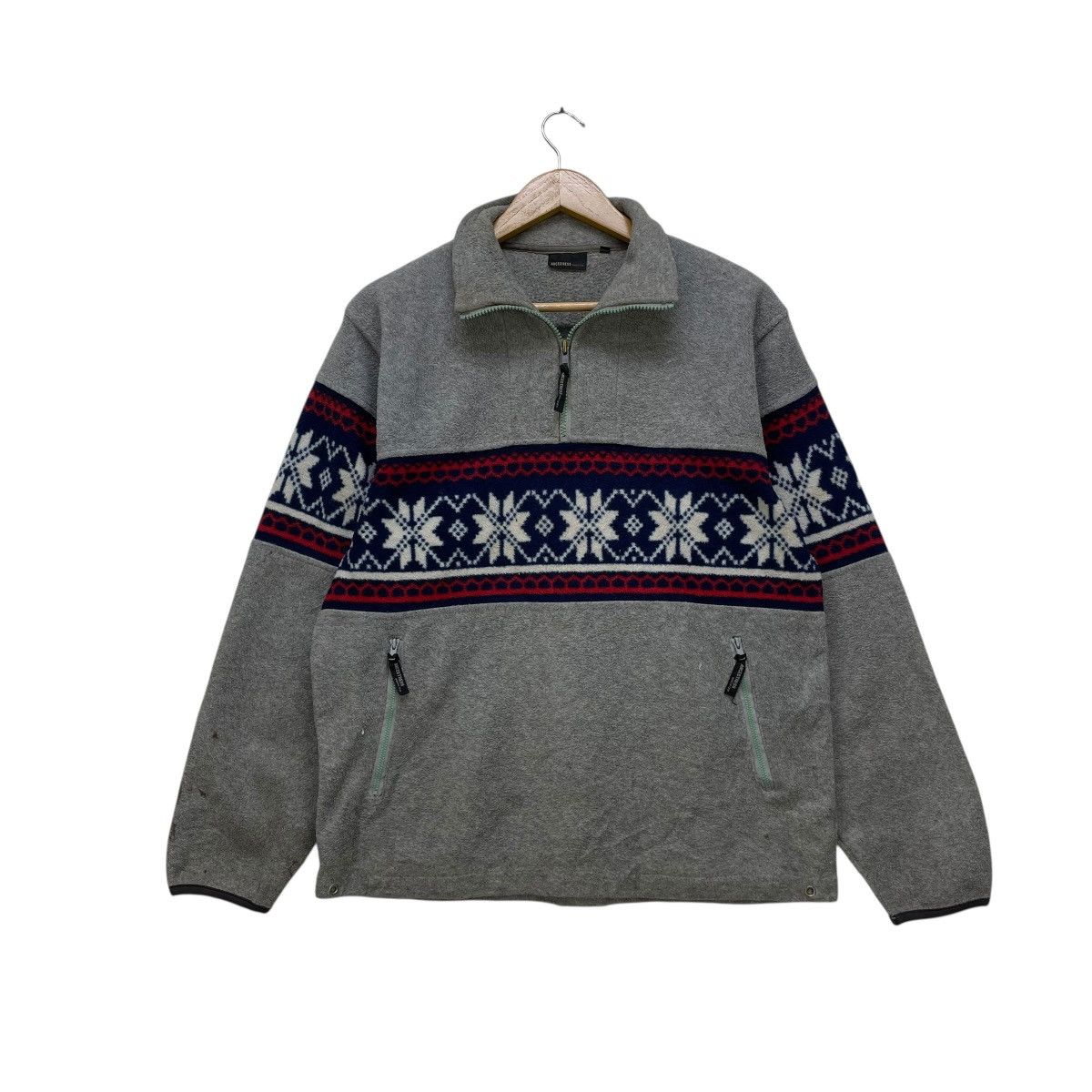 Native 💥Vintage Fleece Half Zipper Pul Over Jacket Size US M / EU 48-50 / 2 - 1 Thumbnail