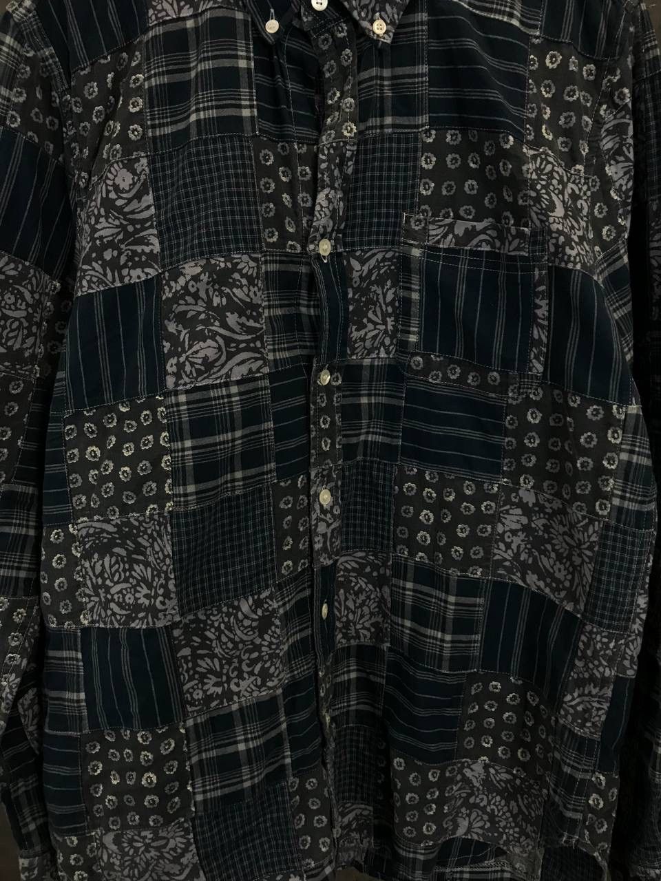 Brooklyn We Go Hard BWGH Brooklyn We Go Hard patch work designer shirt Size US L / EU 52-54 / 3 - 3 Thumbnail