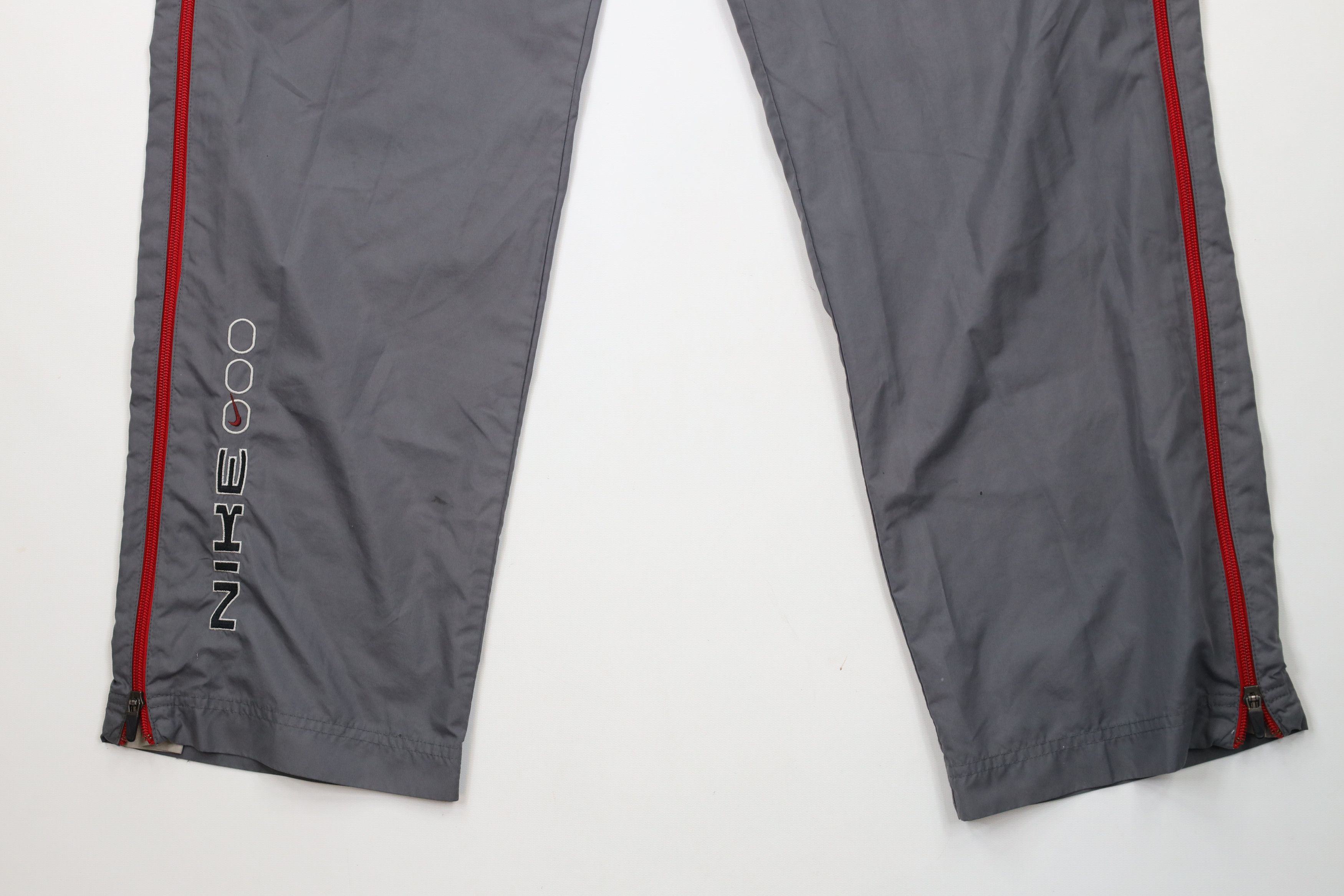 Nike × Vintage Vintage Nike Scott Mini Swoosh Wide Leg Windbreaker Pants Size US 36 / EU 52 - 4 Thumbnail