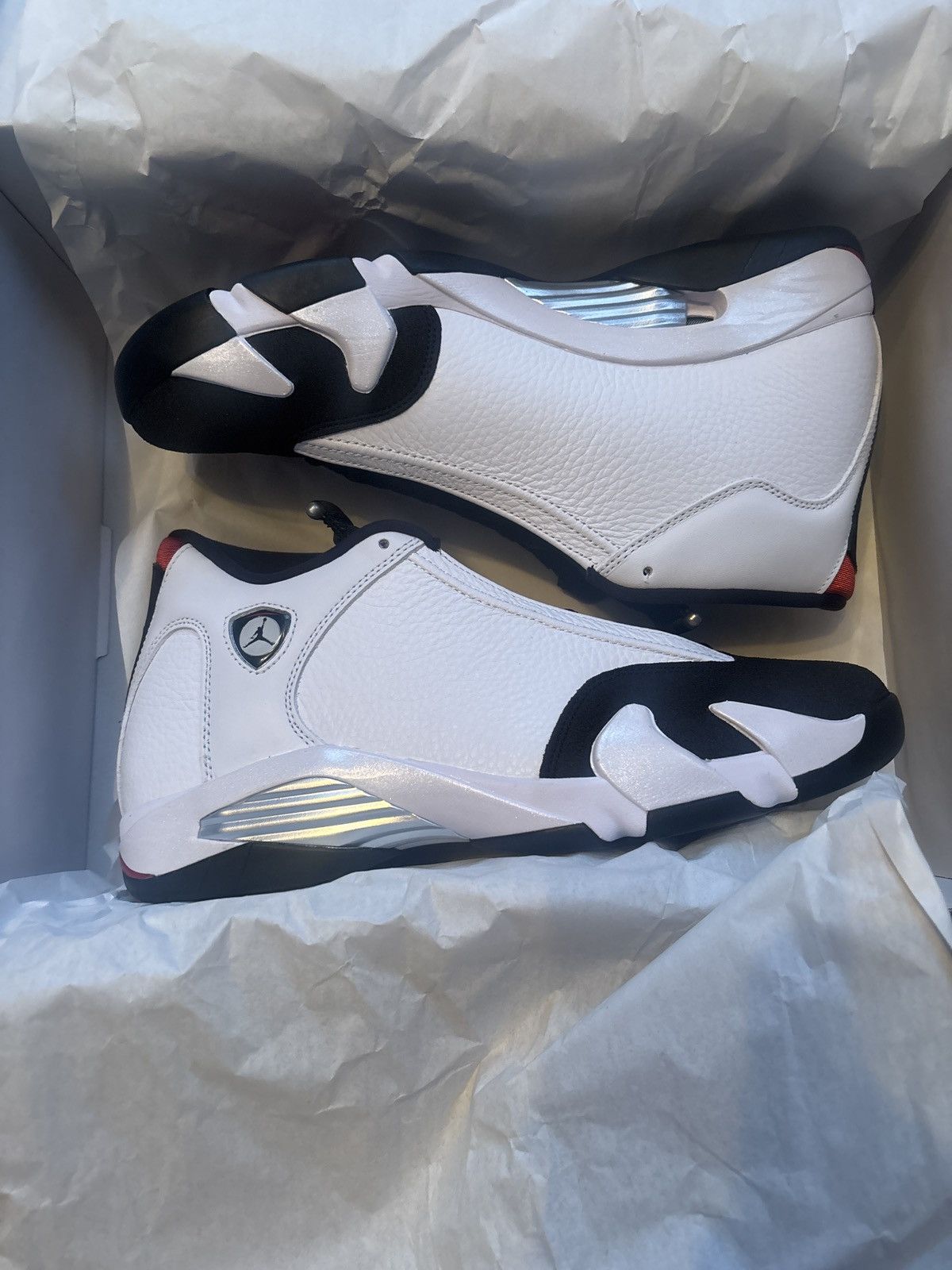 Jordan Brand Air Jordan 14 black toe Size US 12 / EU 45 - 1 Thumbnail