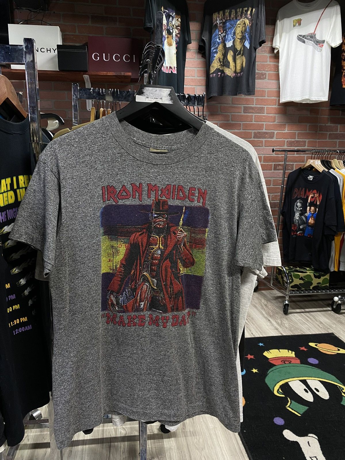 Vintage Vintage 1980’s Iron Maiden Band T-Shirt Rare Size Medium Size US M / EU 48-50 / 2 - 7 Thumbnail
