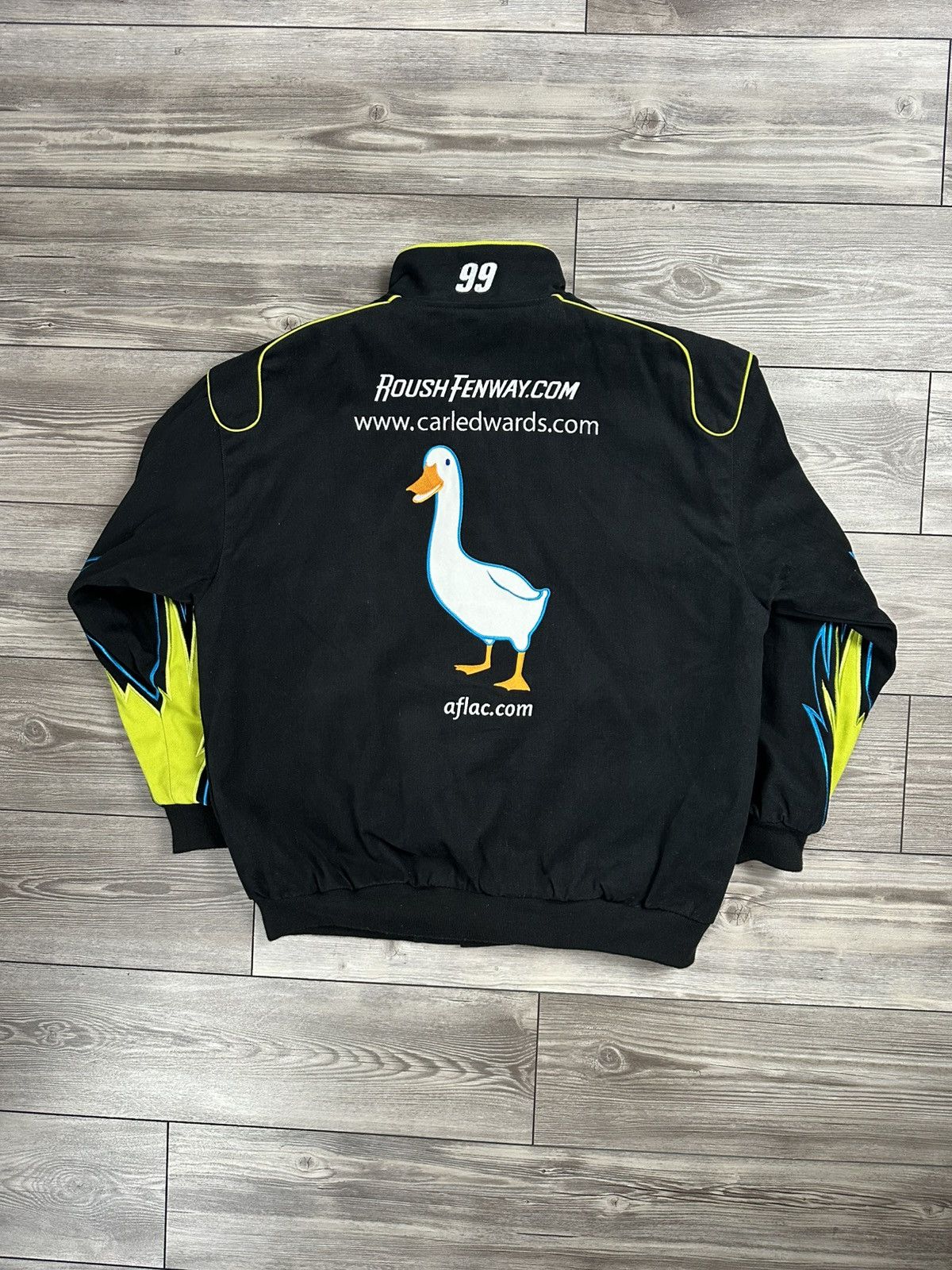 Chase Authentics × NASCAR Vintage Y2K Carl Edwards Chase Authentics Nascar Jacket Size US XL / EU 56 / 4 - 2 Thumbnail