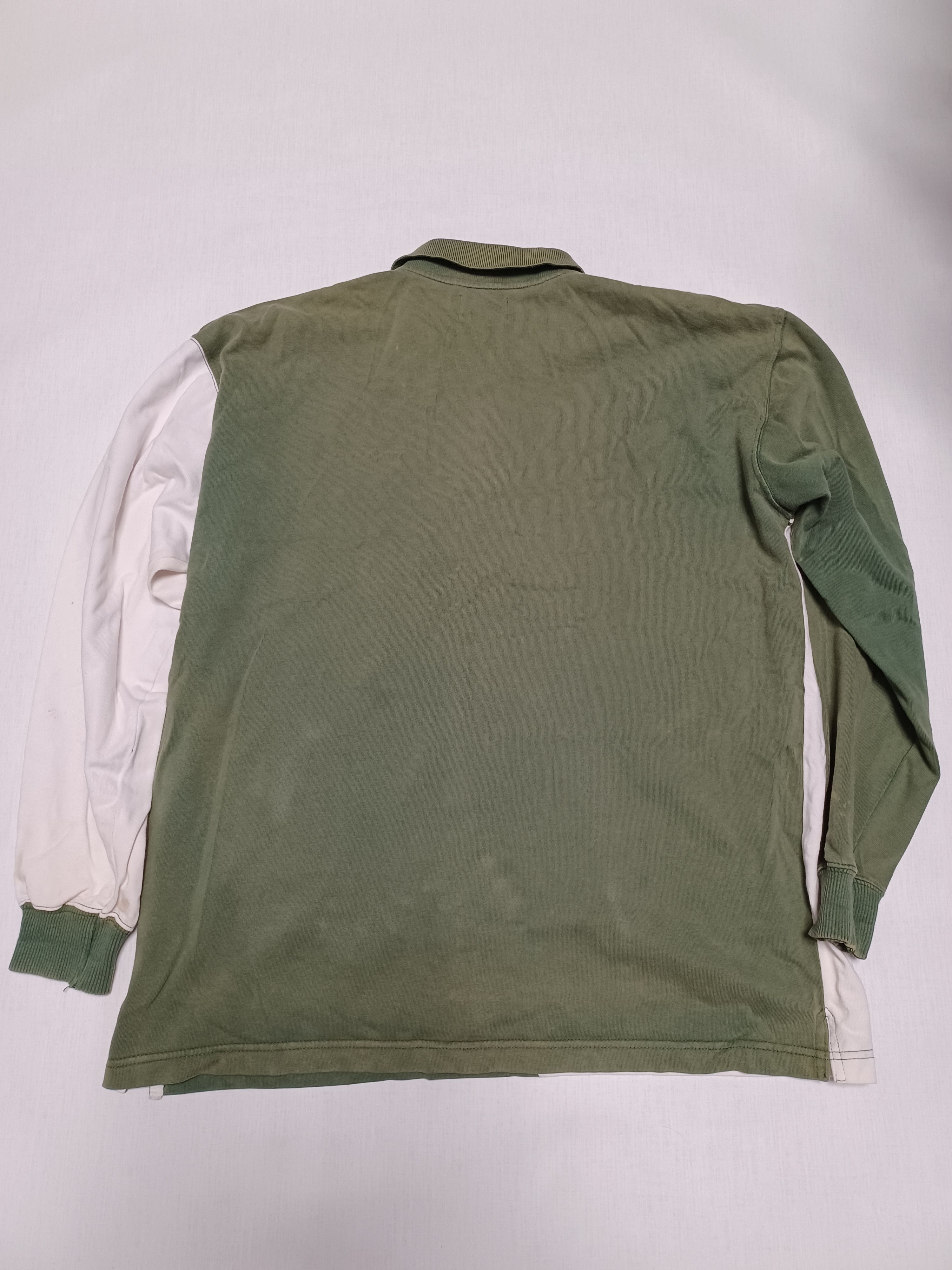 Coca Cola 1989 made in Portugal coca-cola faded totaled rugby shirt Size US L / EU 52-54 / 3 - 2 Thumbnail