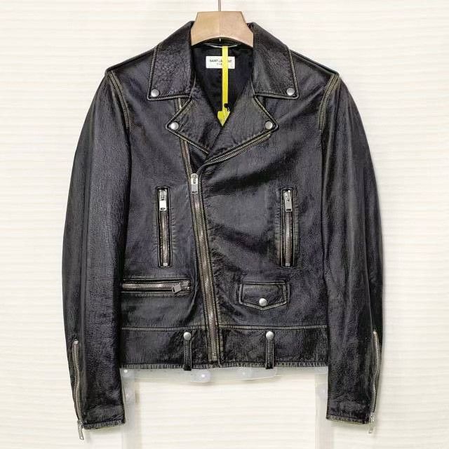 Yves Saint Laurent Yves Saint Laurent Leather Jacket Size 48 Size US M / EU 48-50 / 2 - 1 Thumbnail