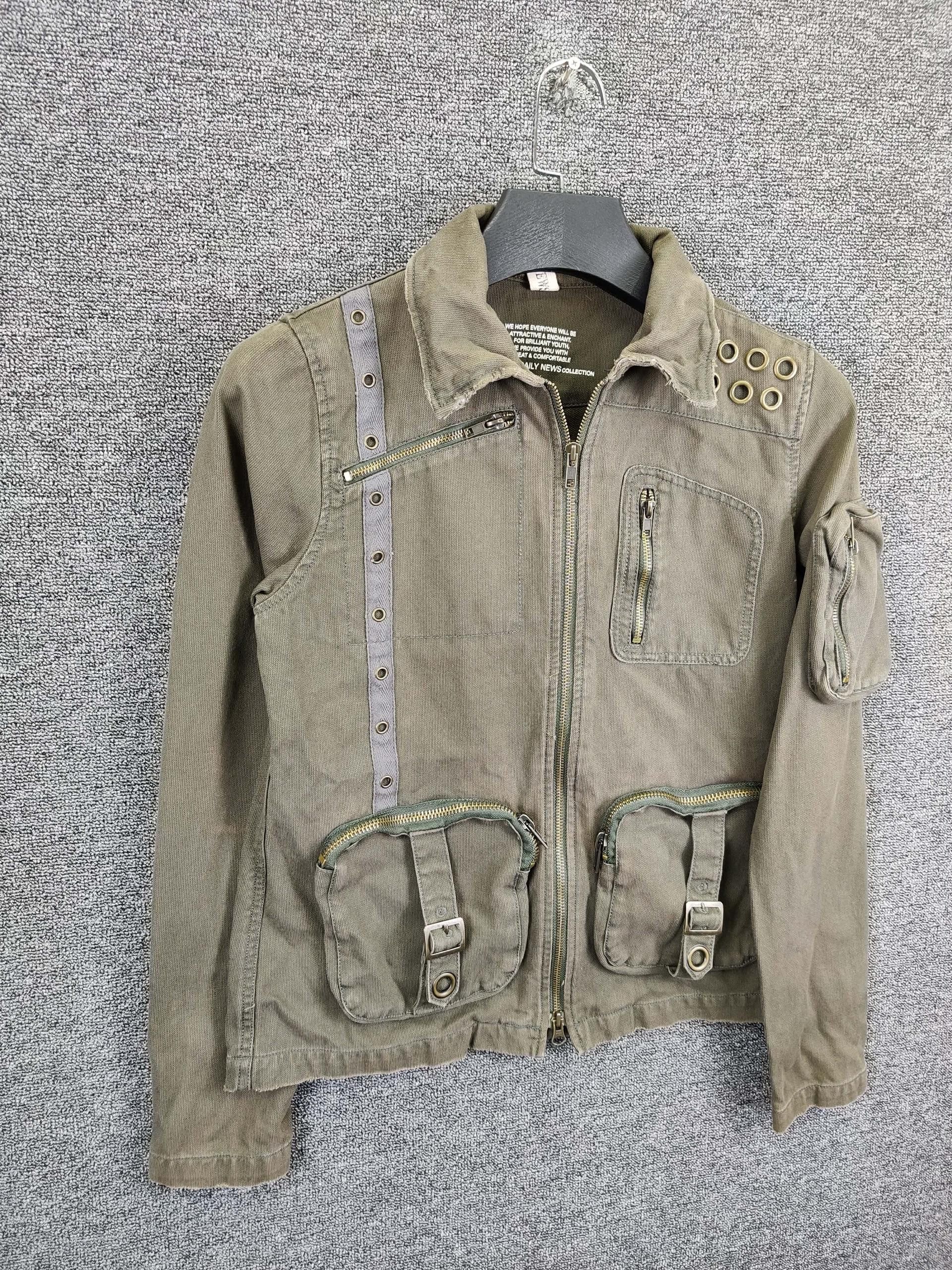 Japanese Brand Daily News Bondage Gothic Jacket Size US M / EU 48-50 / 2 - 4 Thumbnail