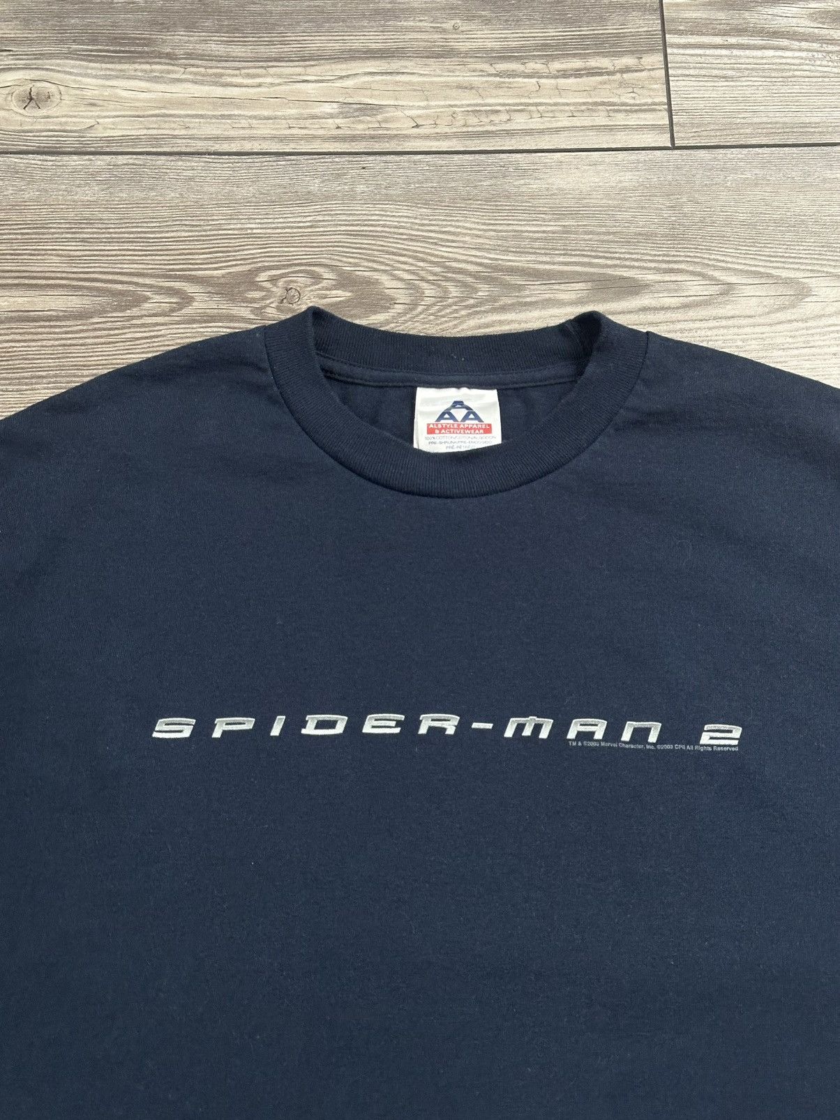 Marvel Comics Y2K Spider-Man 2 Marvel Movie Promo T Shirt Size US L / EU 52-54 / 3 - 3 Thumbnail
