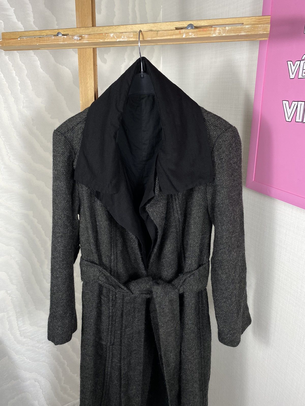 Rick Owens × Vintage Olmar & Mirta Anthracite Coat Size S / US 4 / IT 40 - 6 Thumbnail