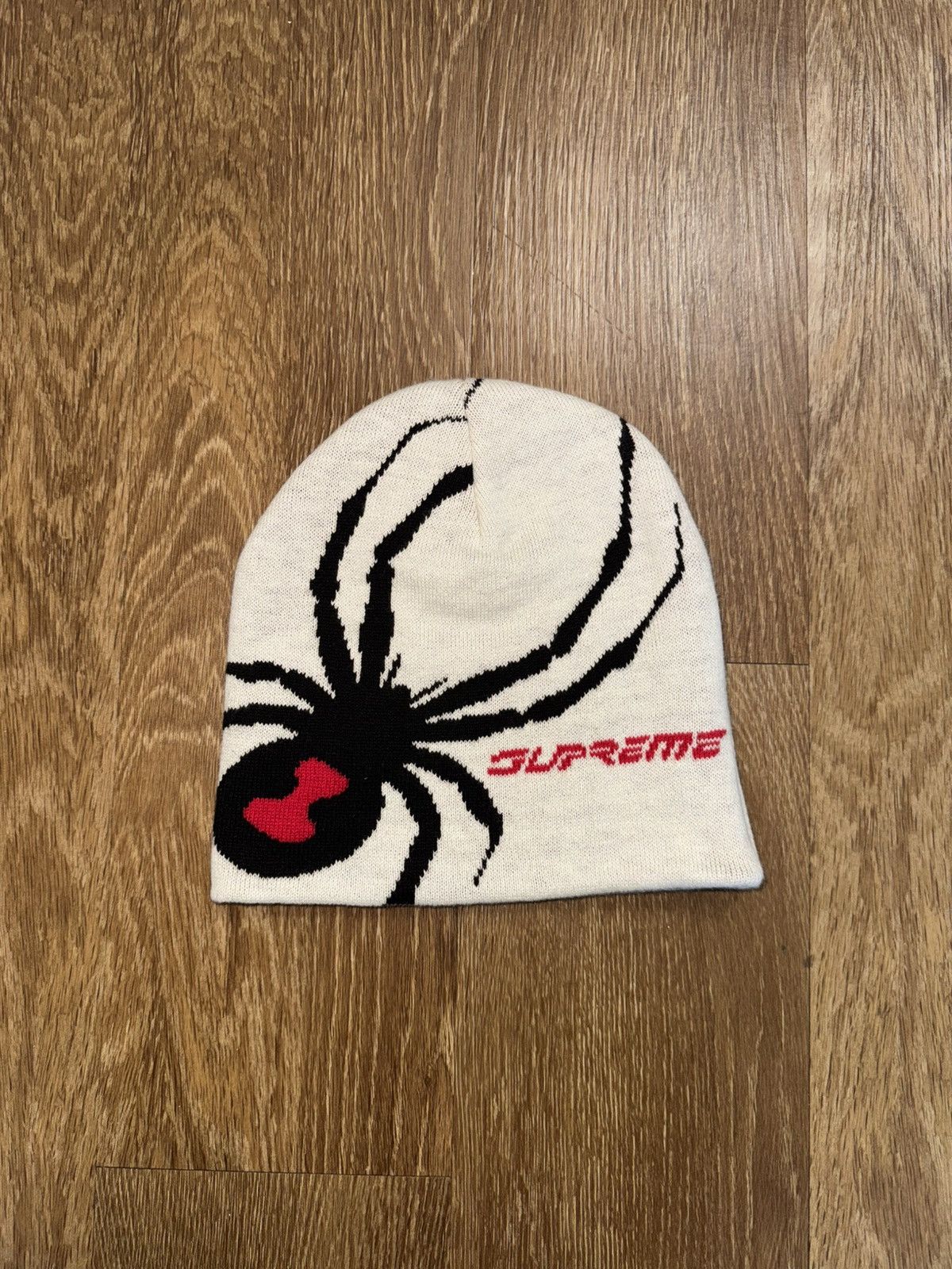 Supreme Supreme Spyder Beanie White Size ONE SIZE - 1 Thumbnail