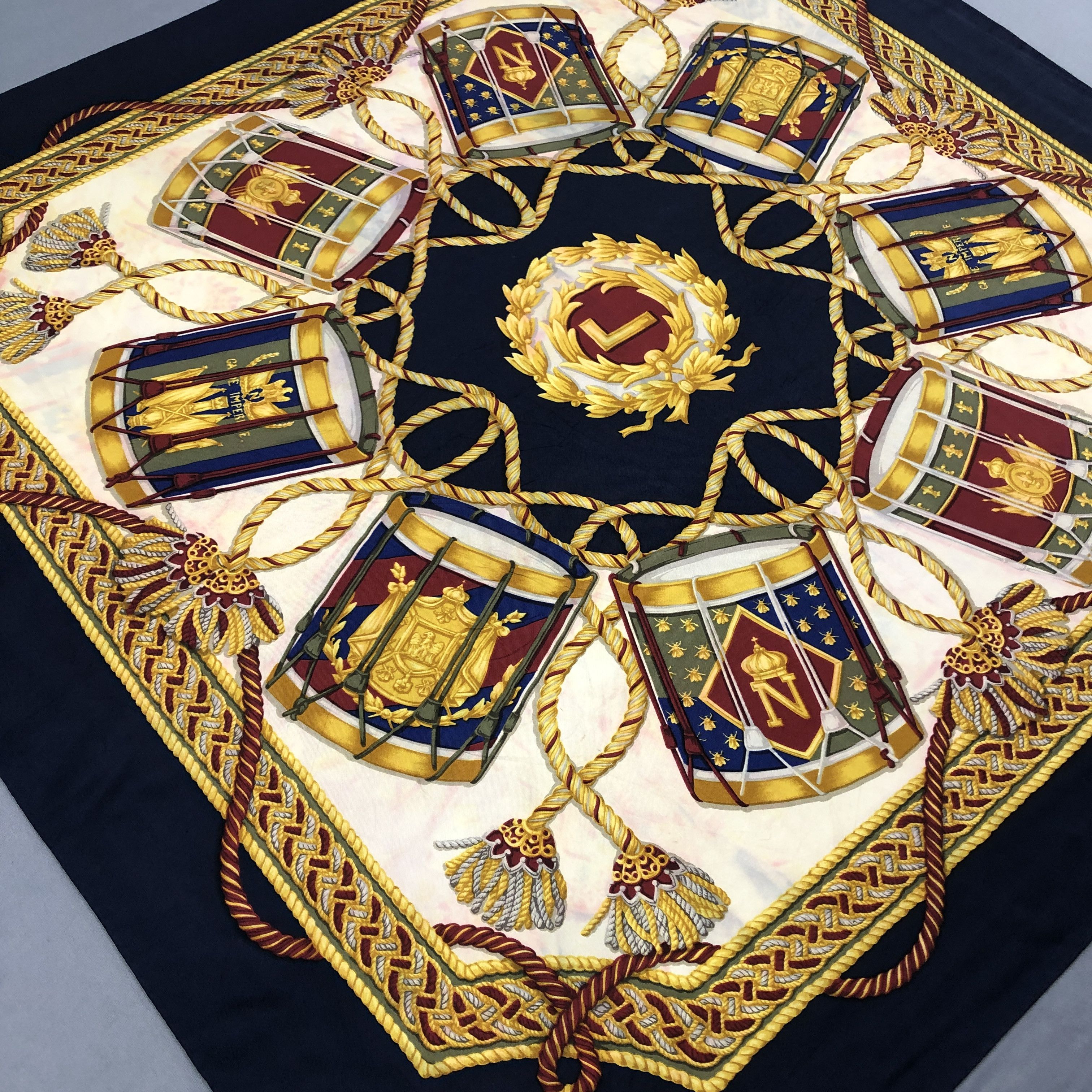 Lancel Vintage Lancel SILK Scarf Twill Stole Wraps Scarves Size ONE SIZE - 17 Thumbnail