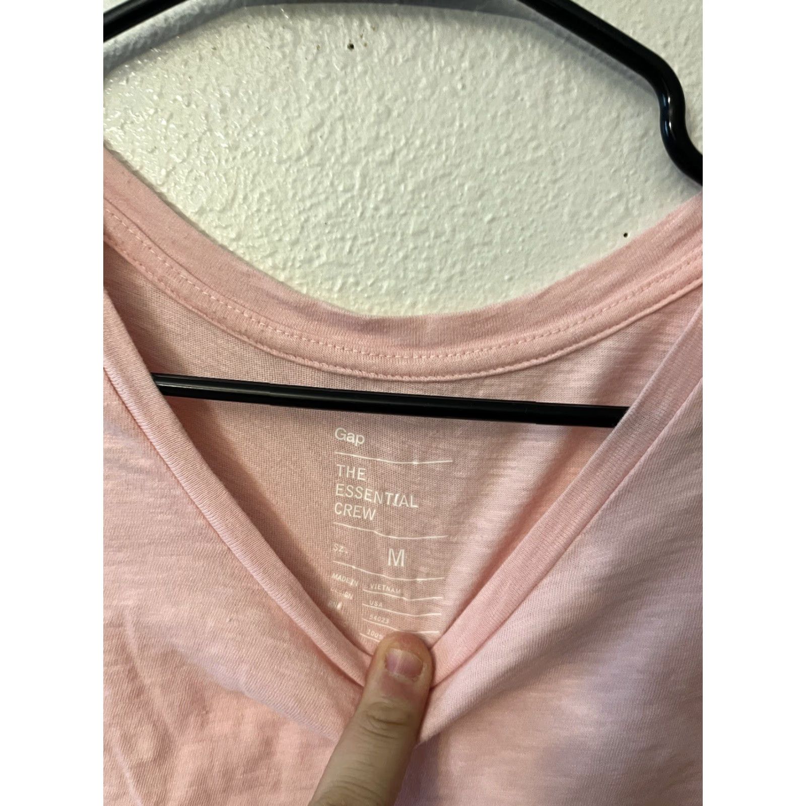Gap Vintage Gap Men’s Crew Neck T-Shirt Short Sleeve Regular Fit Cotton Pink M Basic Tee Size US M / EU 48-50 / 2 - 2 Thumbnail