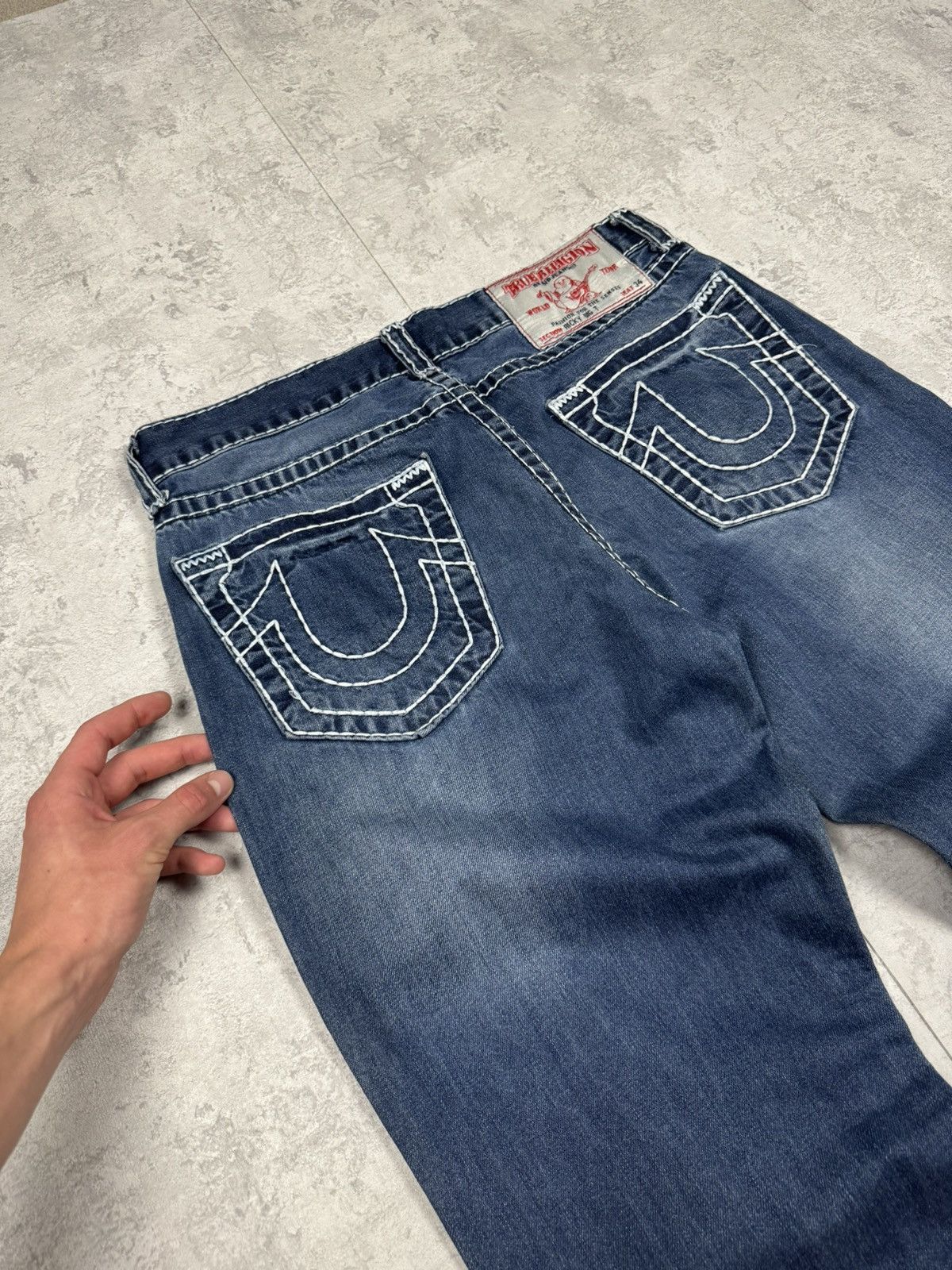 True Religion True Religion Y2K Ricky Jeans Size 34 Size US 34 / EU 50 - 5 Thumbnail